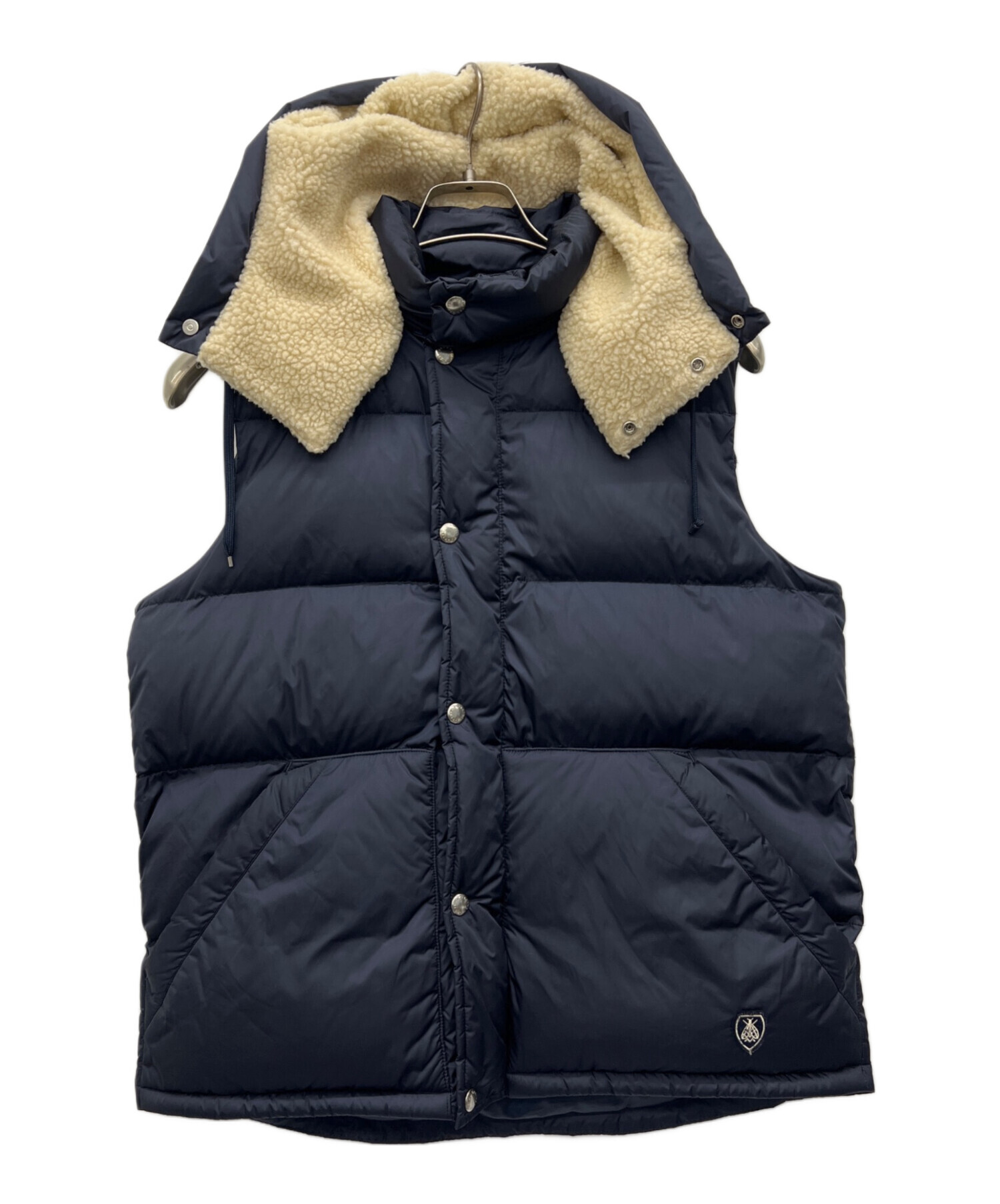 中古・古着通販】ORCIVAL (オーシバル) ダウンベスト ネイビー サイズ