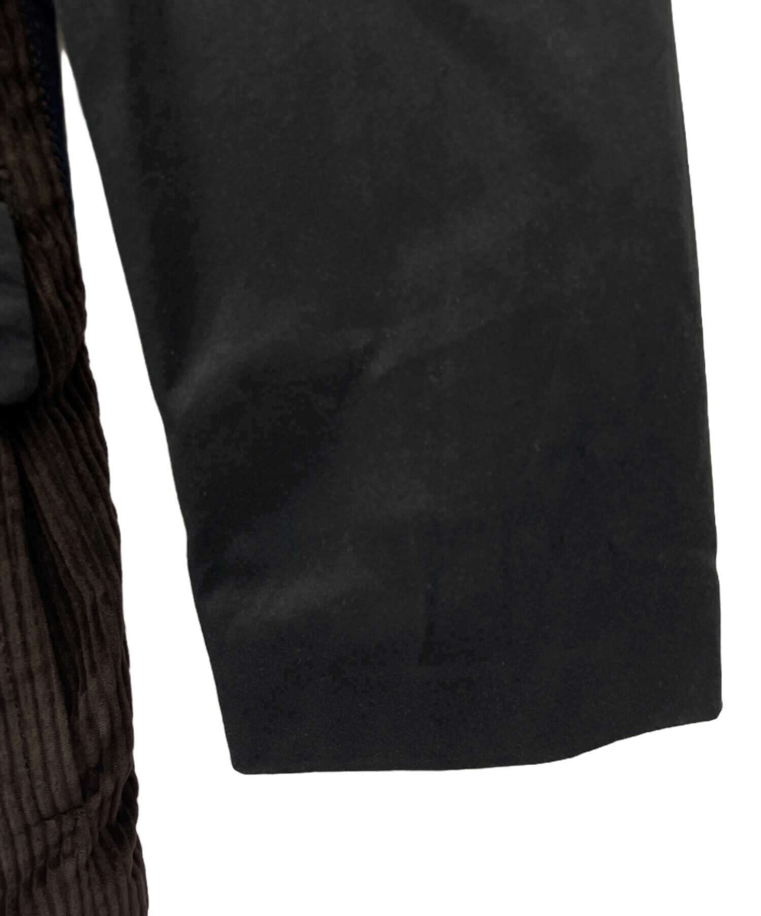 【XXL/極美品】HUGO BOSS ベロア テーラードジャケット 54 黒 中古・古着通販】HUGO BOSS (ヒューゴ ボス) ドッキングベロア