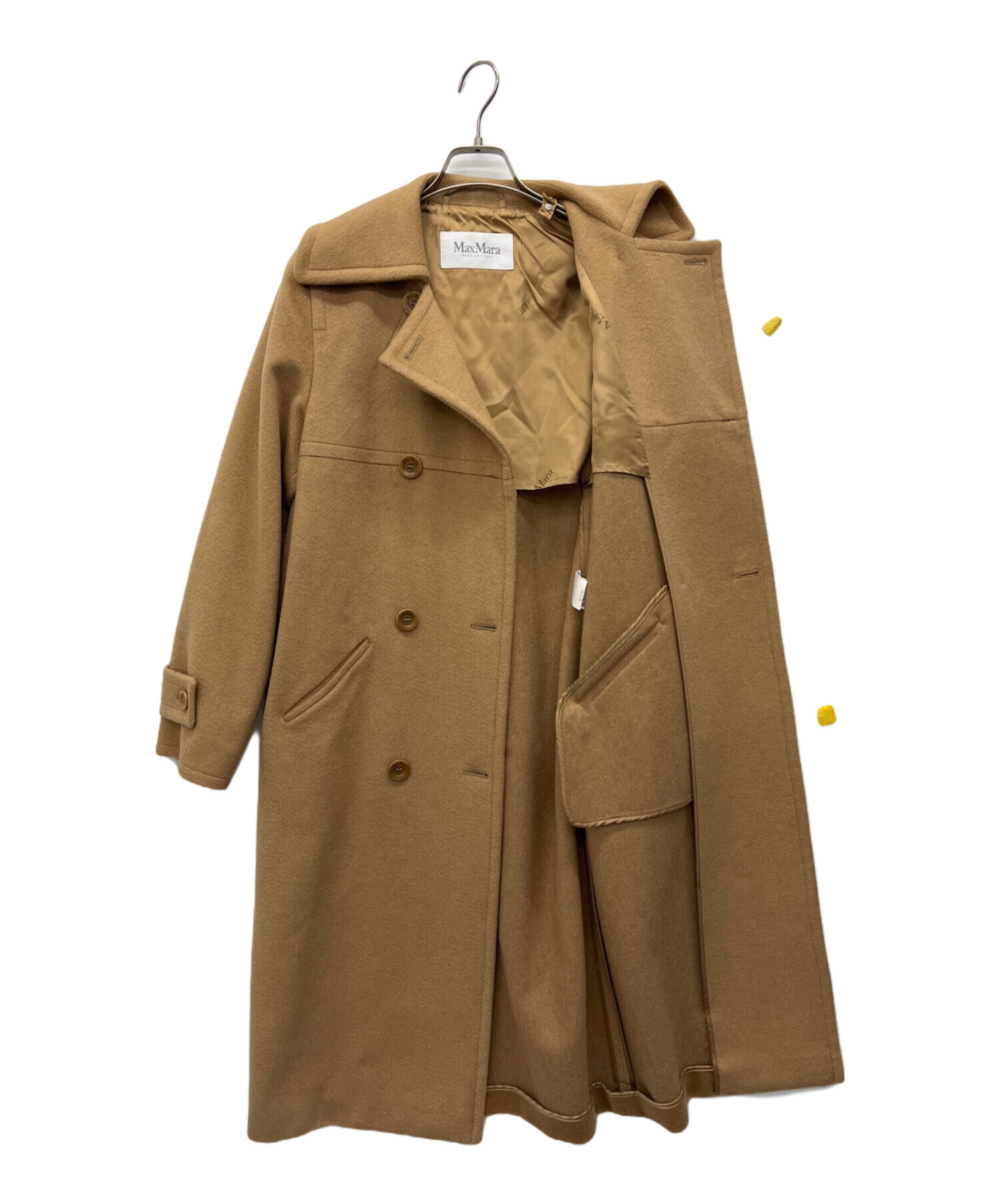 中古・古着通販】MaxMara (マックスマーラ) ダッフルコート カーキ