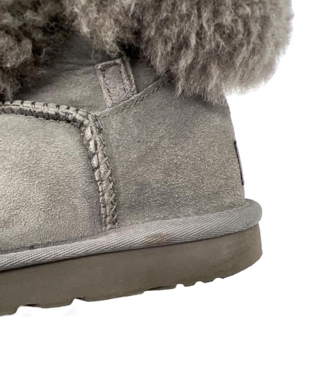★UGG グレー ムートン★ 中古・古着通販】UGG (アグ) ムートンブーツ グレー サイズ:22
