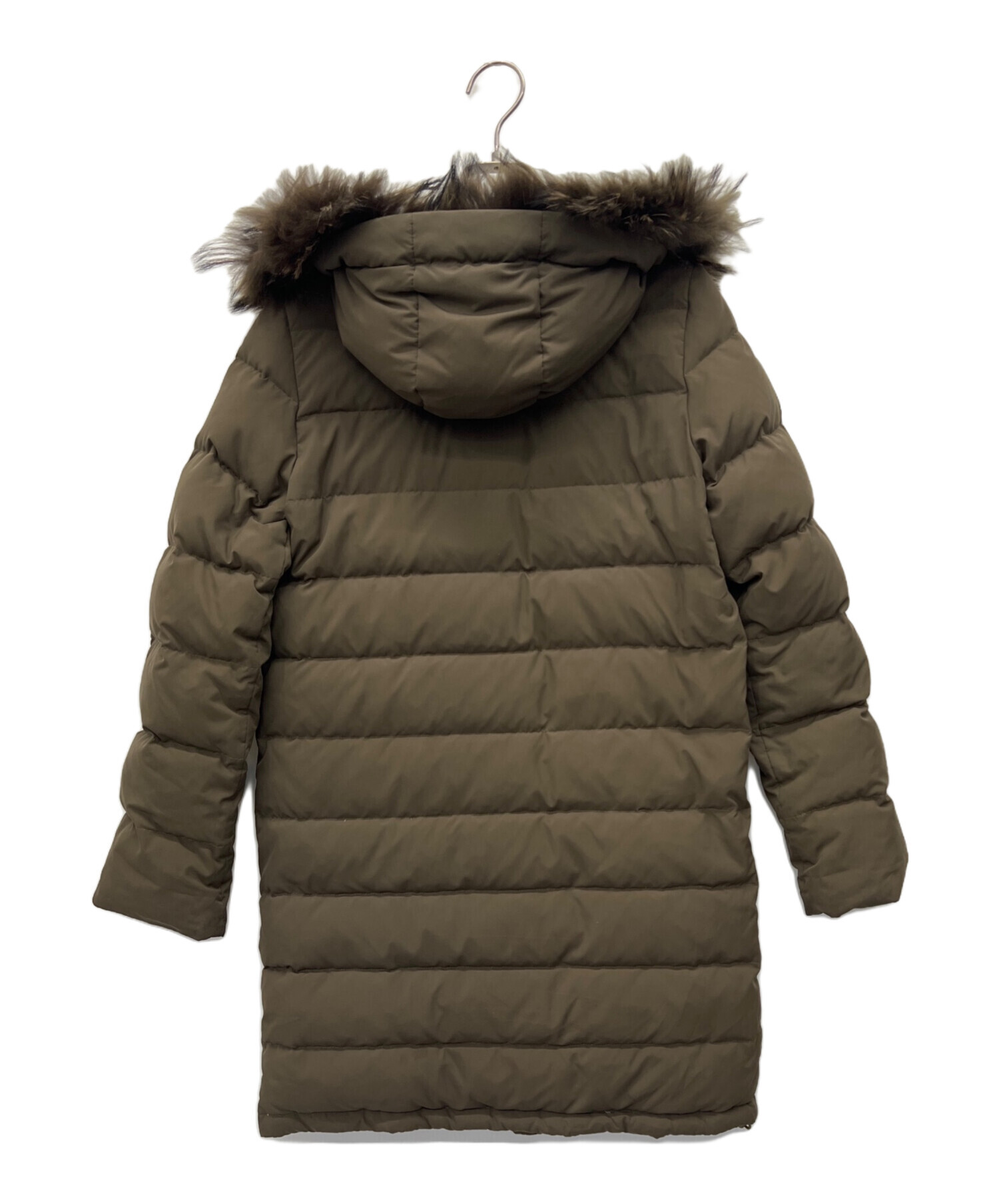 Deuxieme Classe ／stylish ダウンコート　カーキ 中古・古着通販】DEUXIEME CLASSE (ドゥーズィエム クラス) ダウン