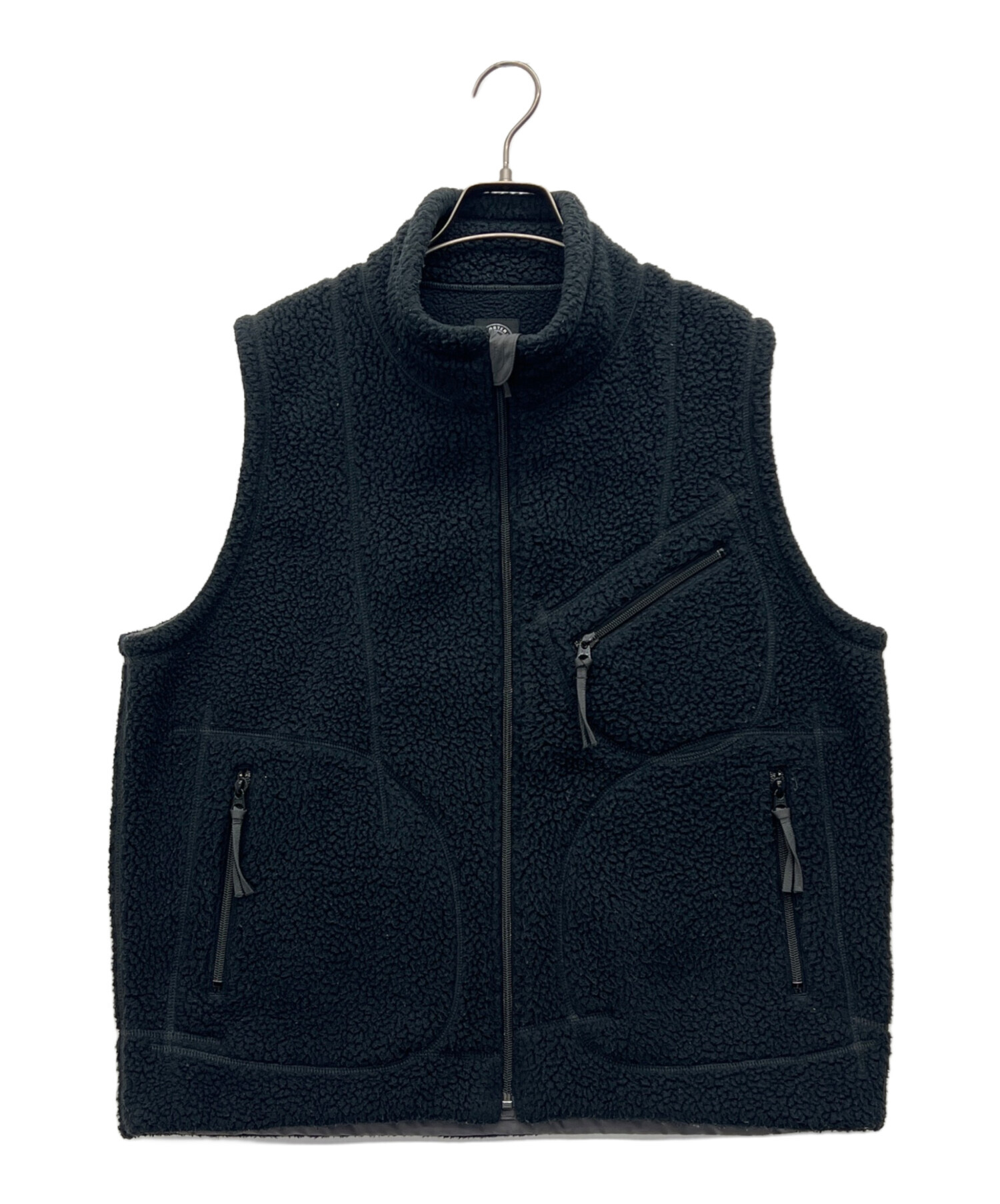 Porter Classic ブラック ベスト Size 4 中古・古着通販】Porter Classic (ポータークラシック) ボアベスト