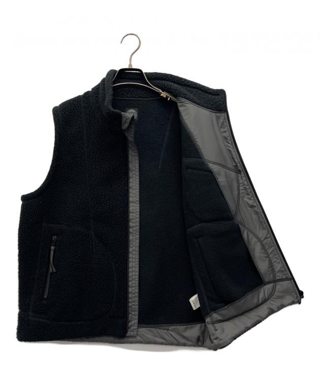 Porter Classic ブラック ベスト Size 4 中古・古着通販】Porter Classic (ポータークラシック) ボアベスト