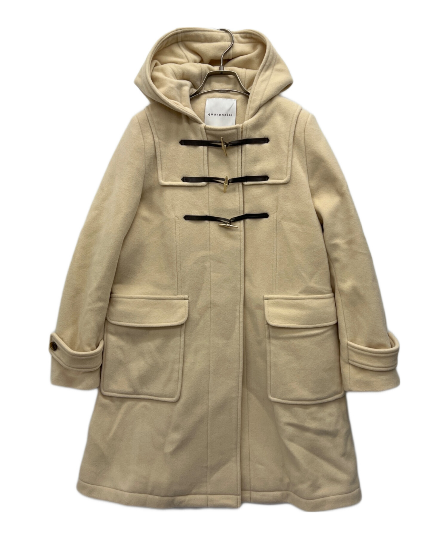 中古・古着通販】quaranciel (カランシエル) ダッフルコート ベージュ