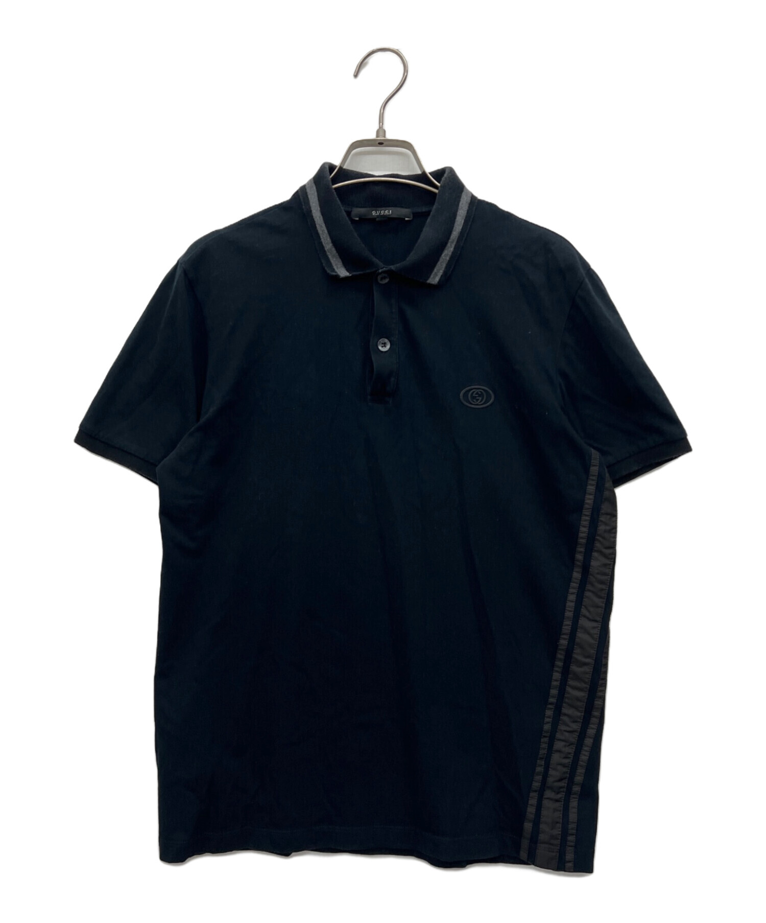 中古・古着通販】GUCCI (グッチ) ポロシャツ ブラック サイズ:S