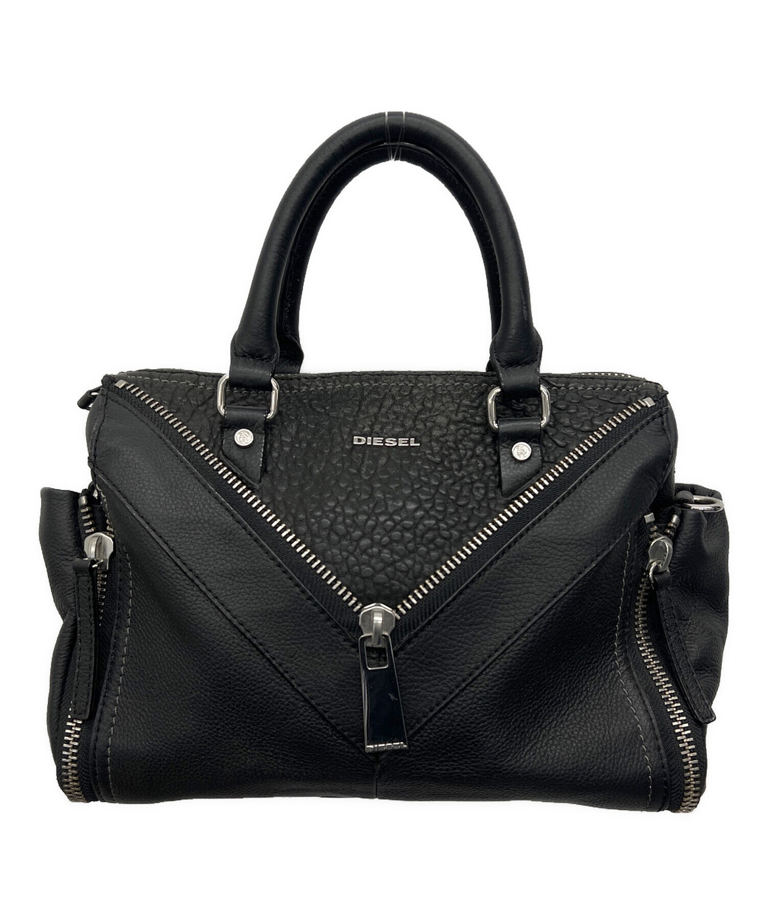【未使用品】DIESEL ロゴ 2WAY ビジネスバッグ ブラック 中古・古着通販】DIESEL (ディーゼル) 2WAYバッグ ブラック｜ブランド