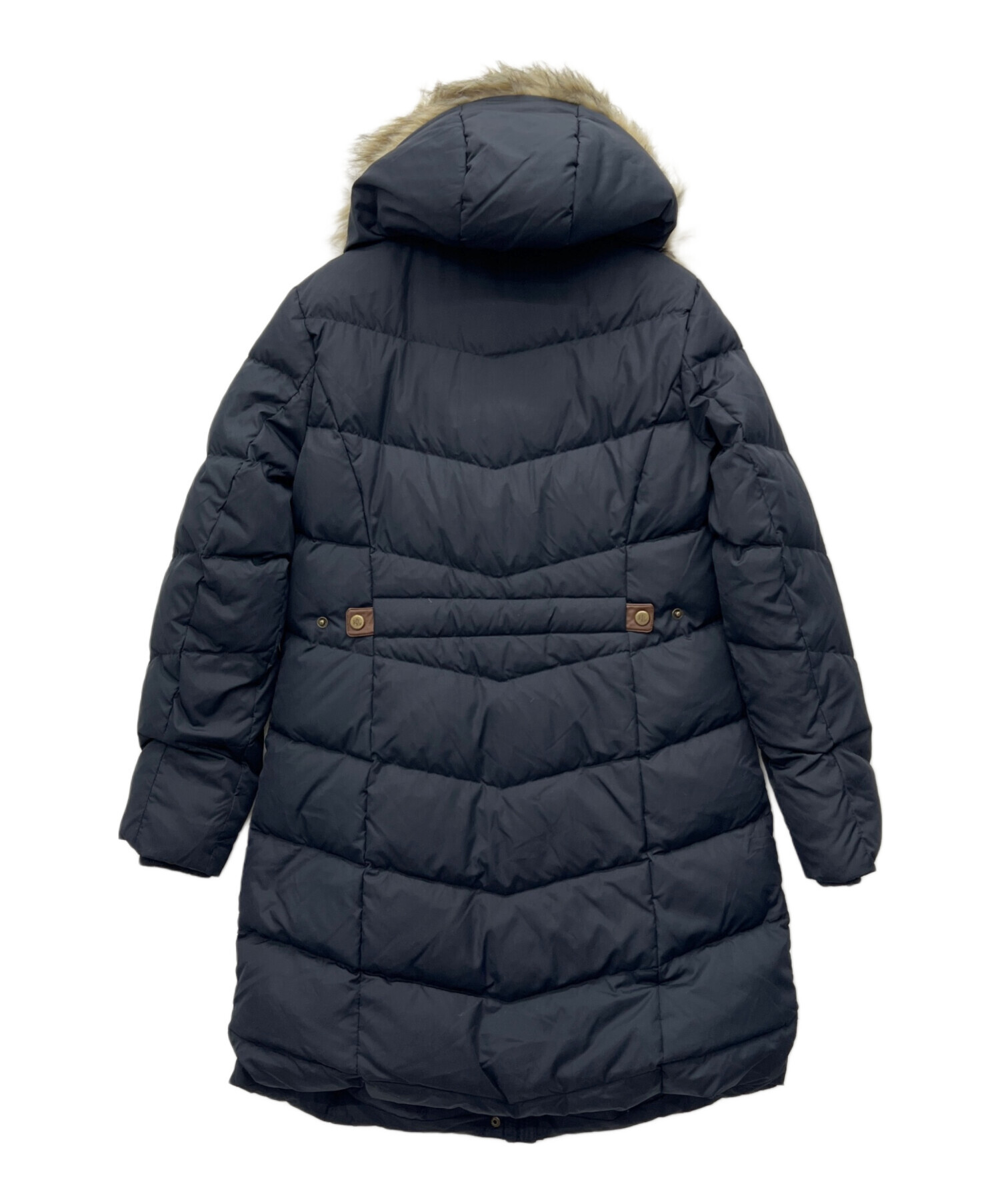 ラルフローレン メルトン ハーフコート サイズ42L ネイビー US古着 中古・古着通販】LAUREN RALPH LAUREN (ローレン ラルフ ローレン