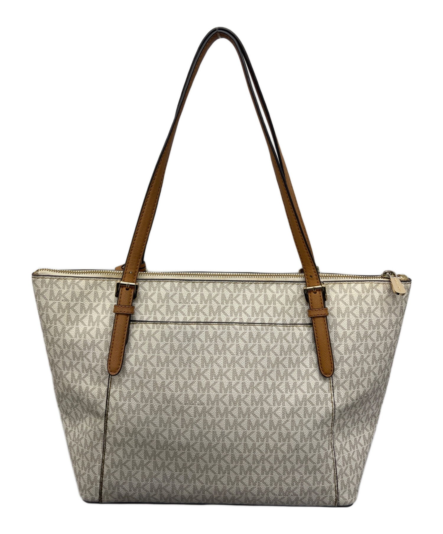 新品未使用　MICHAEL KORS ベージュ ハンドバッグ 中古・古着通販】MICHAEL KORS (マイケルコース) ハンドバッグ