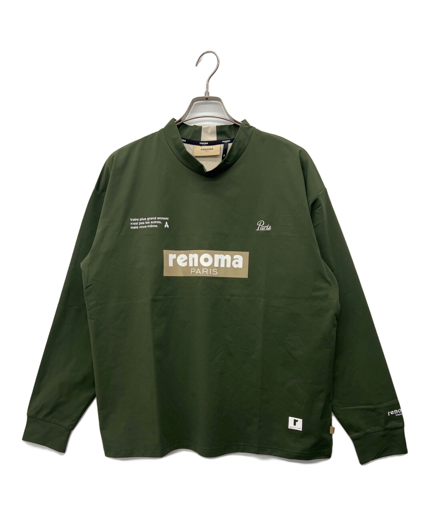 中古・古着通販】renoma GOLF (レノマゴルフ) 長袖カットソー グリーン