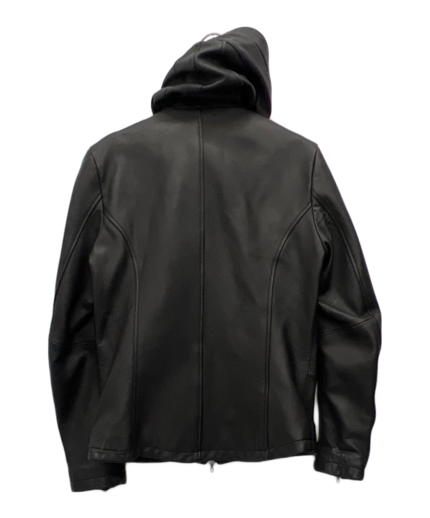 中古・古着通販】TETE HOMME (テット オム) レザージャケット ブラック