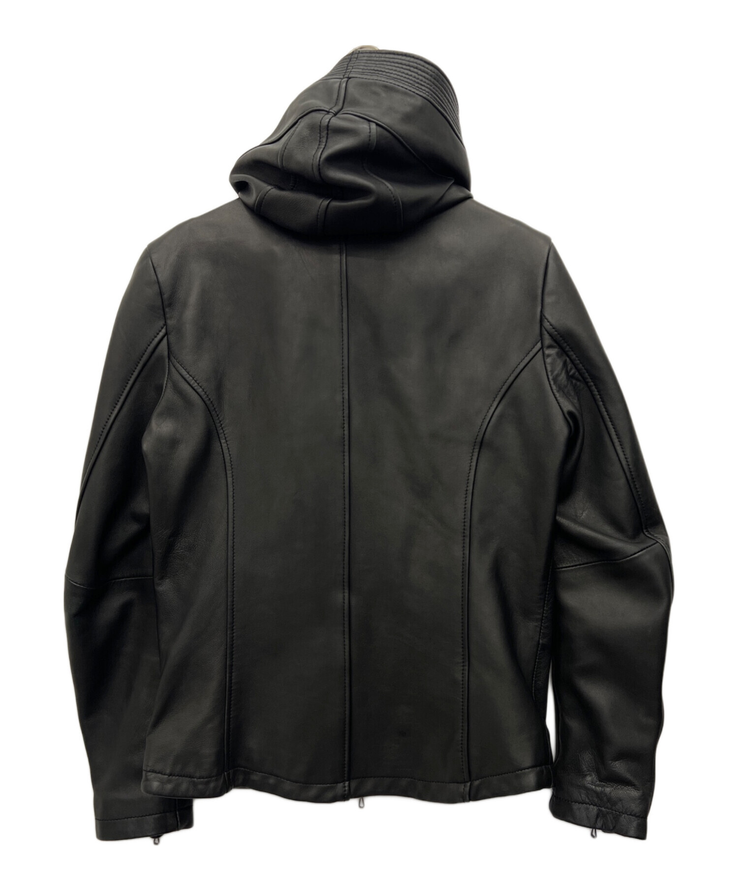 中古・古着通販】TETE HOMME (テット オム) レザージャケット ブラック
