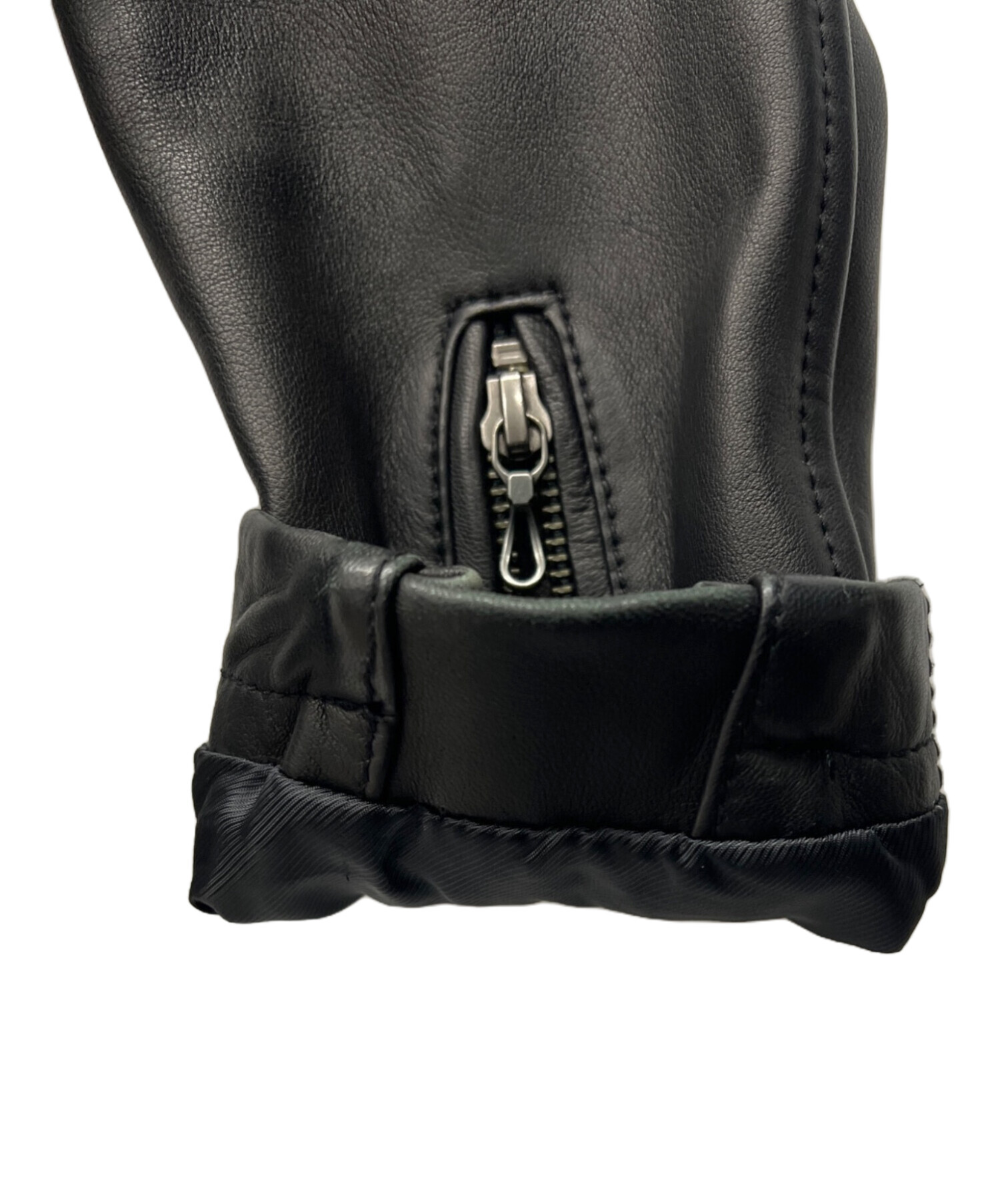 【美品・超希少サイズ】TÊTE HOMME　レザージャケット 5L 中古・古着通販】TETE HOMME (テット オム) レザージャケット ブラック
