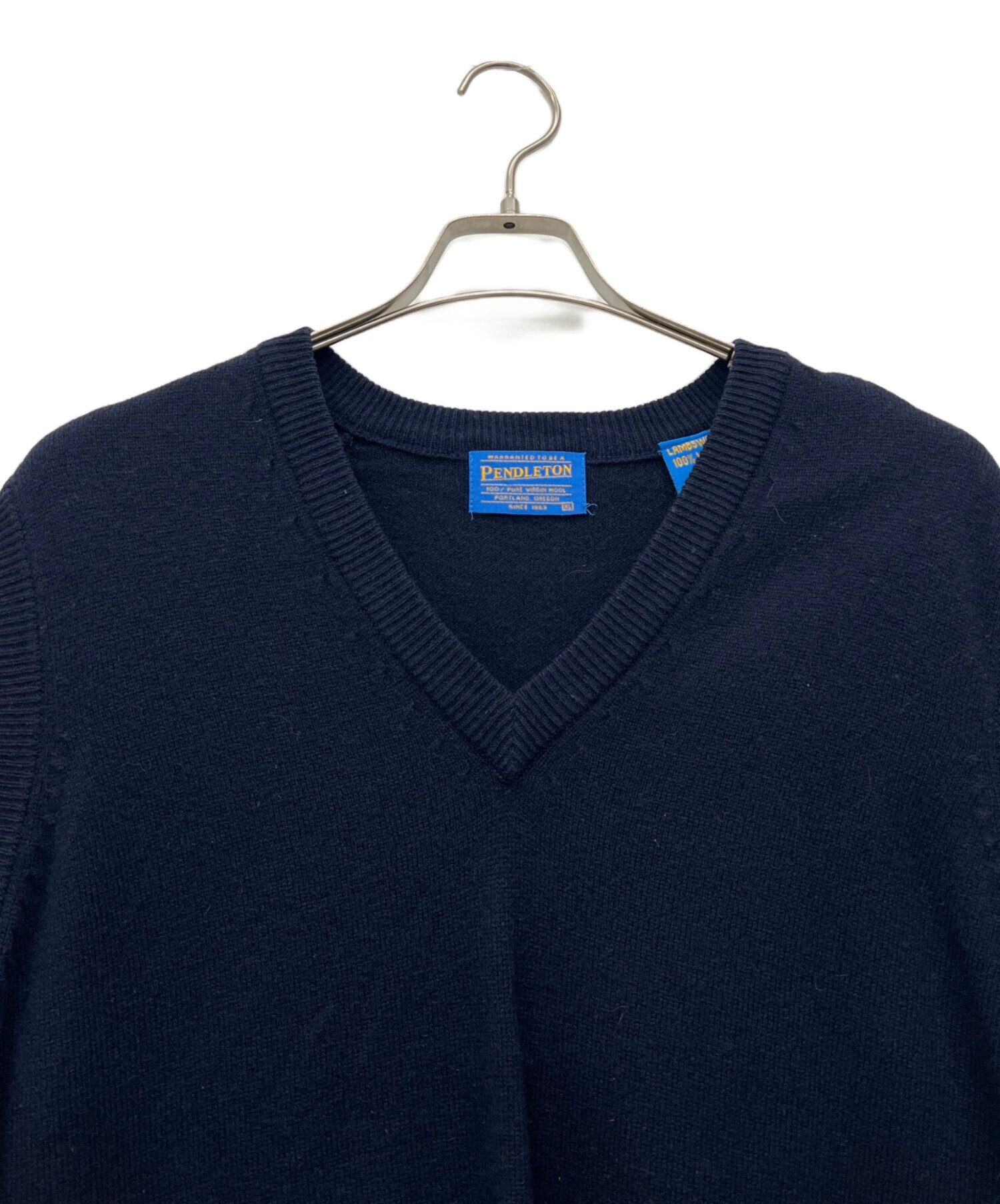 中古・古着通販】PENDLETON (ペンドルトン) ニットベスト ネイビー