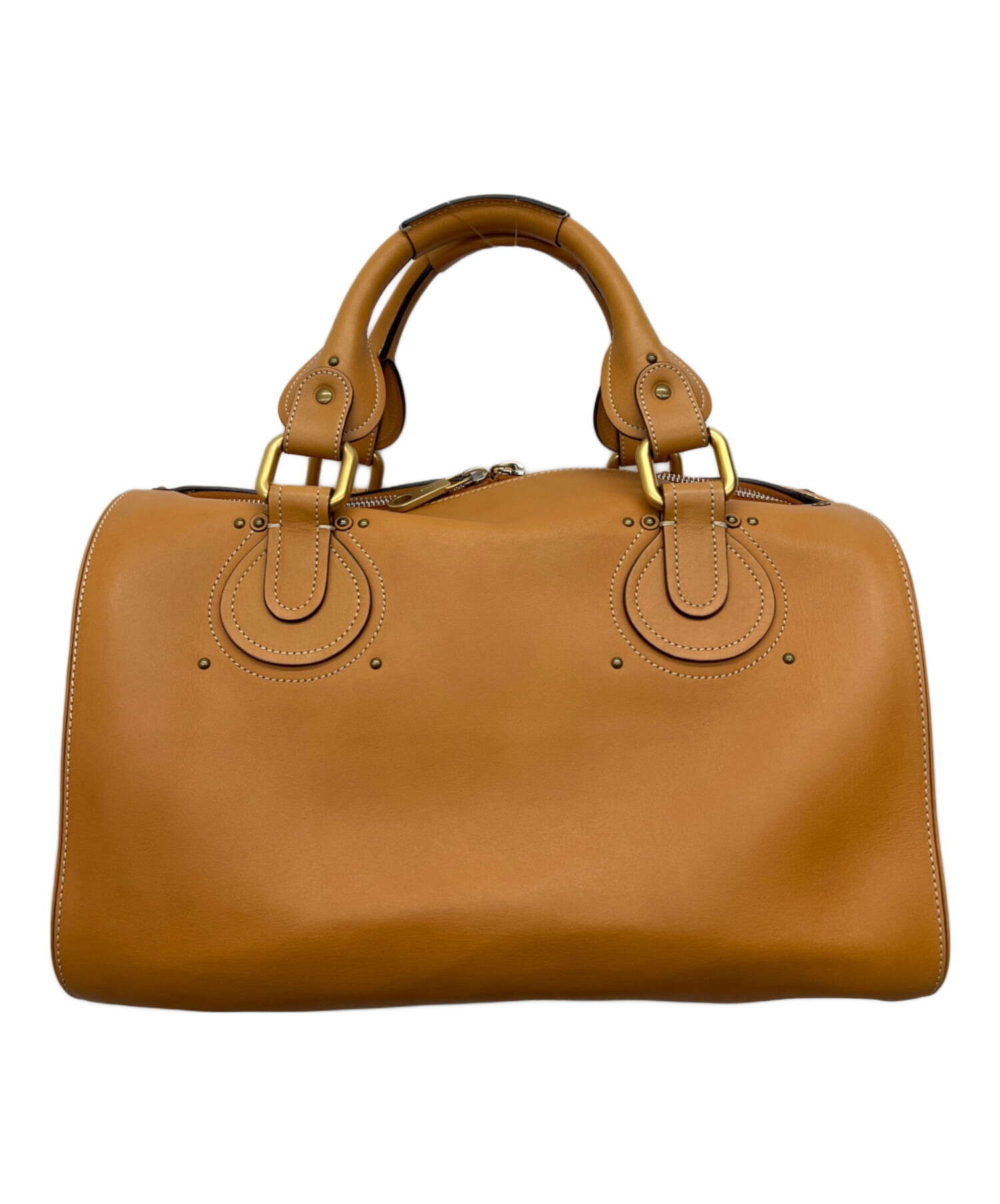 中古・古着通販】Chloe (クロエ) ミニボストンバッグ ブラウン