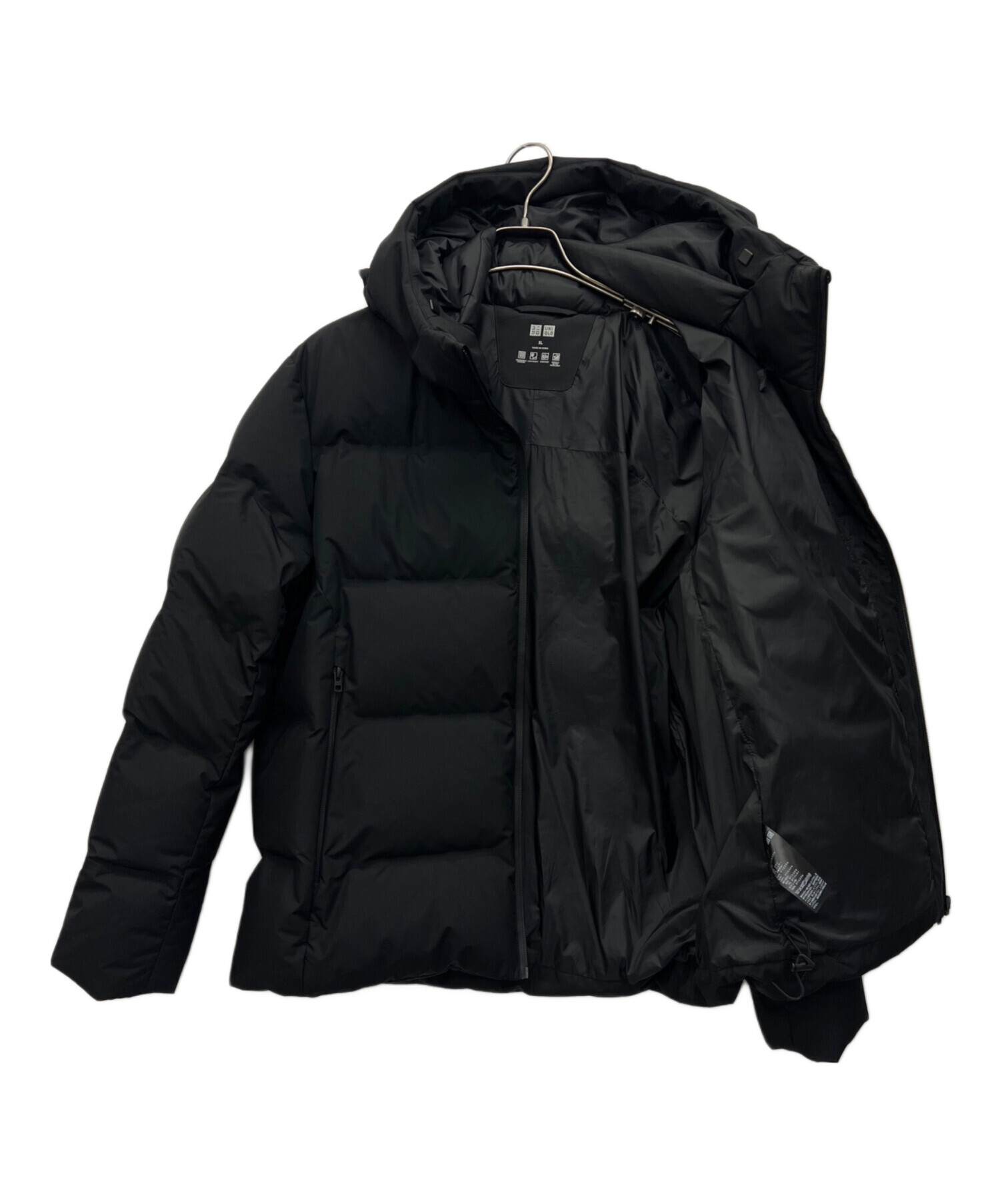 中古・古着通販】UNIQLO (ユニクロ) ダウンジャケット ブラック サイズ 