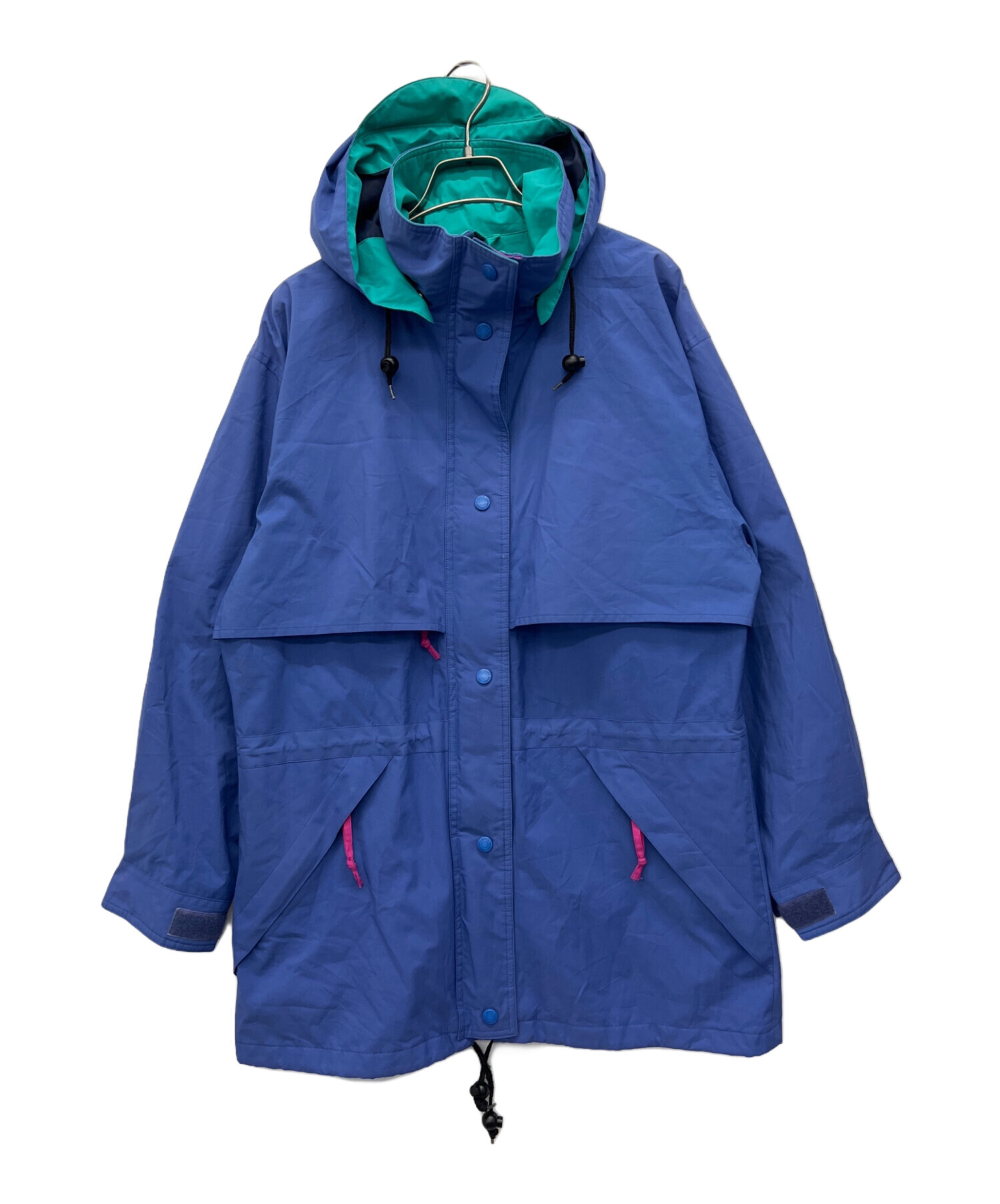 海外古着 エディーバウアー フルジップ マウンテンパーカー ネイビー XLサイズ 中古・古着通販】Eddie Bauer (エディーバウアー) マウンテンパーカー