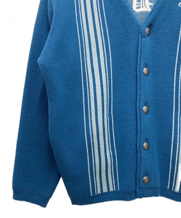 wind and sea ニットカーディガン 紺 L 中古・古着通販】WIND AND SEA (ウィンダンシー) CENTER LINE CARDIGAN