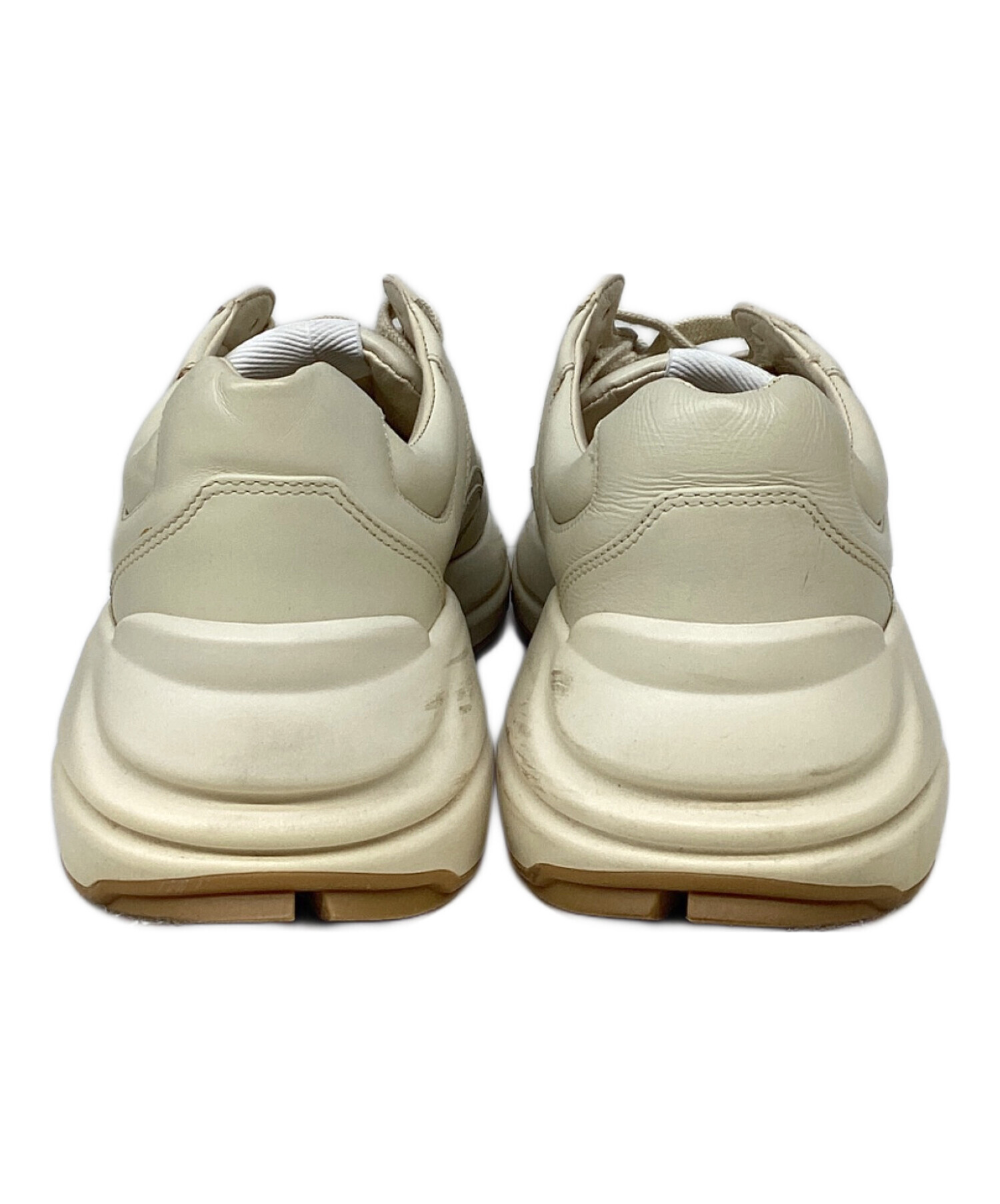 極美品GUCCI ヴィンテージ加工スニーカー ベージュ　37サイズ 中古・古着通販】GUCCI (グッチ) Disney (ディズニー) スニーカー