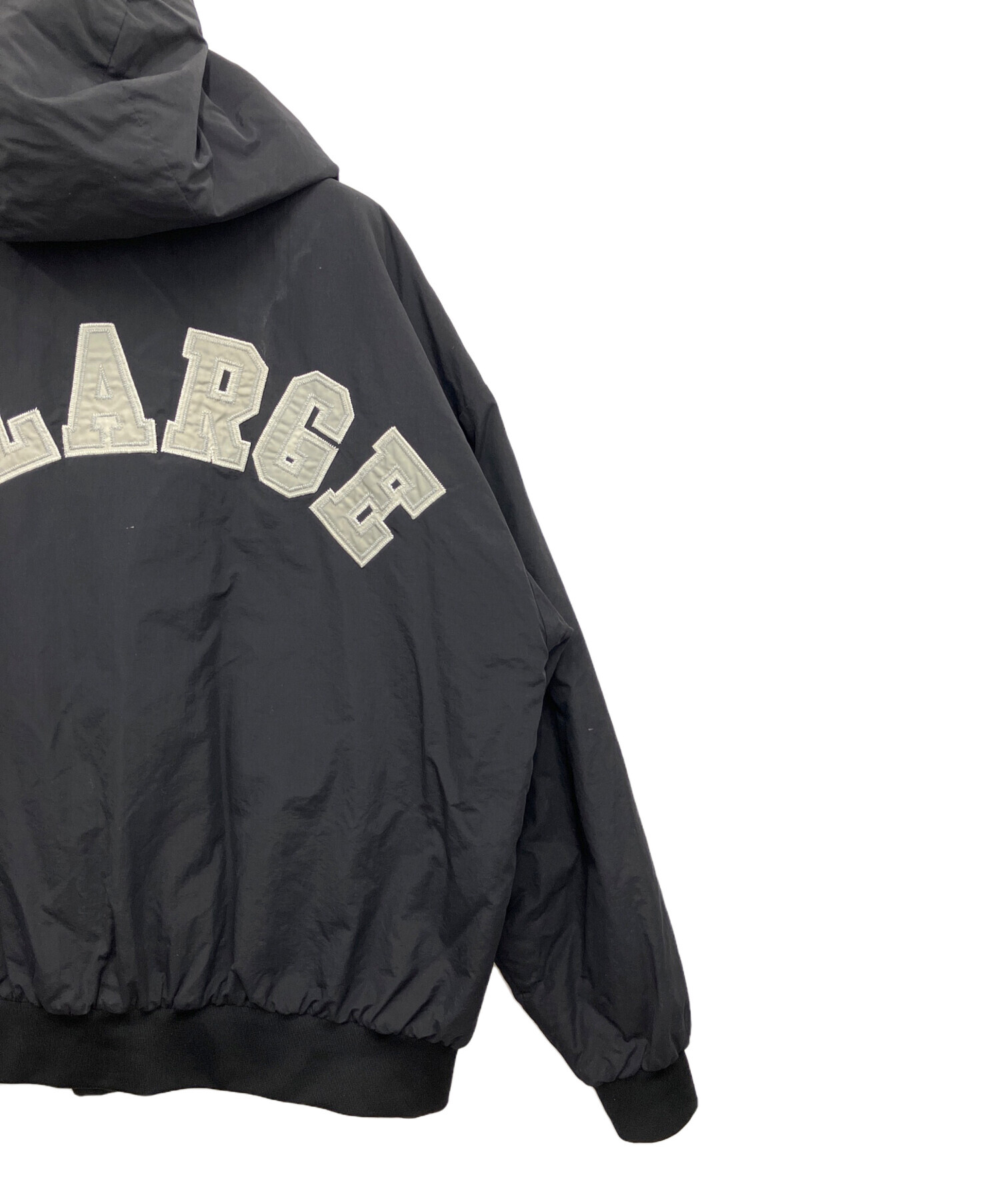 【初期タグ】90s USA製 XLARGE コーデュロイ ブルゾン ブラック X-LARGE(エクストララージ) / 初期タグ/ジャケット/XL/コットン/マルチ