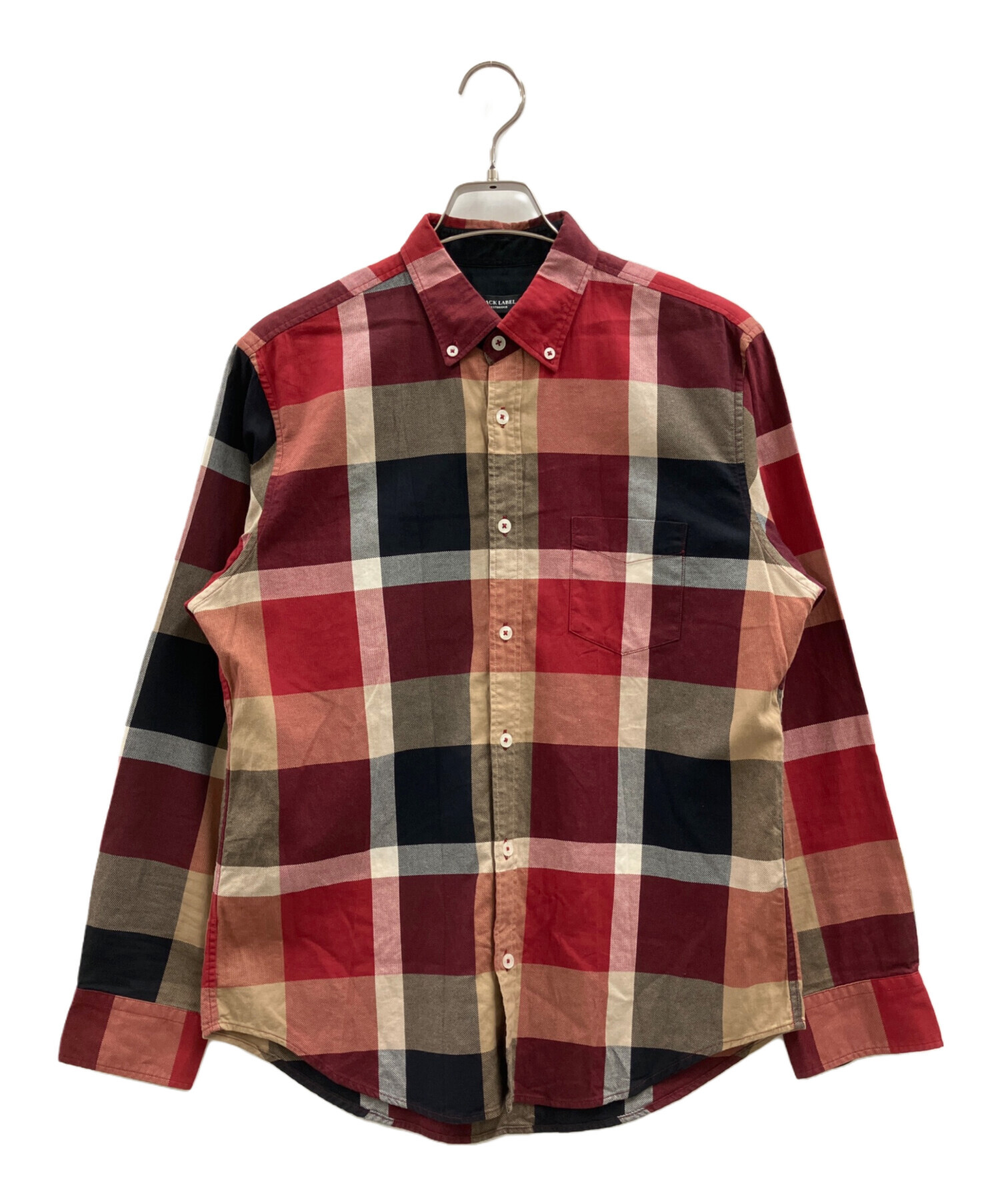 BLACK LABEL CRESTBRIDGE」 長袖シャツ L ベージュ メンズ BLACK LABEL 