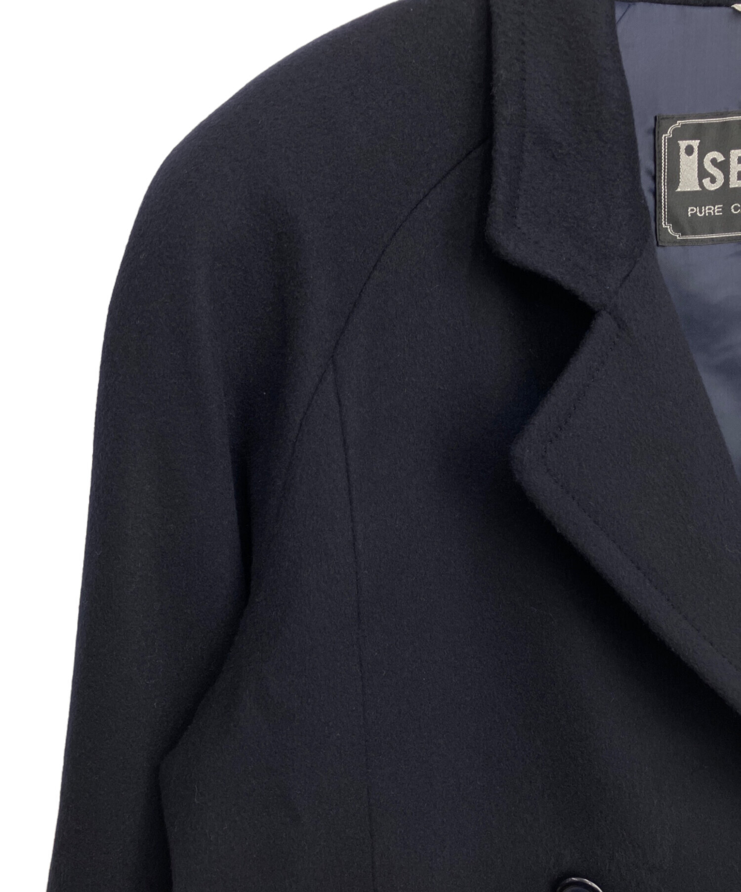 CO|TE コート スウェット F 紺 【古着】【中古】 中古・古着通販】ISETAN (イセタン) カシミヤコート ネイビー サイズ