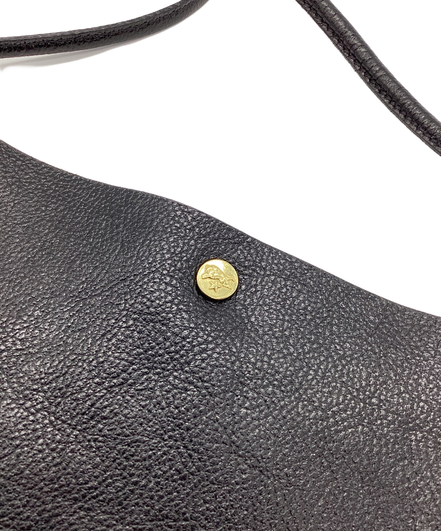 中古・古着通販】IL BISONTE (イル ビゾンテ) ビッグロゴレザー 