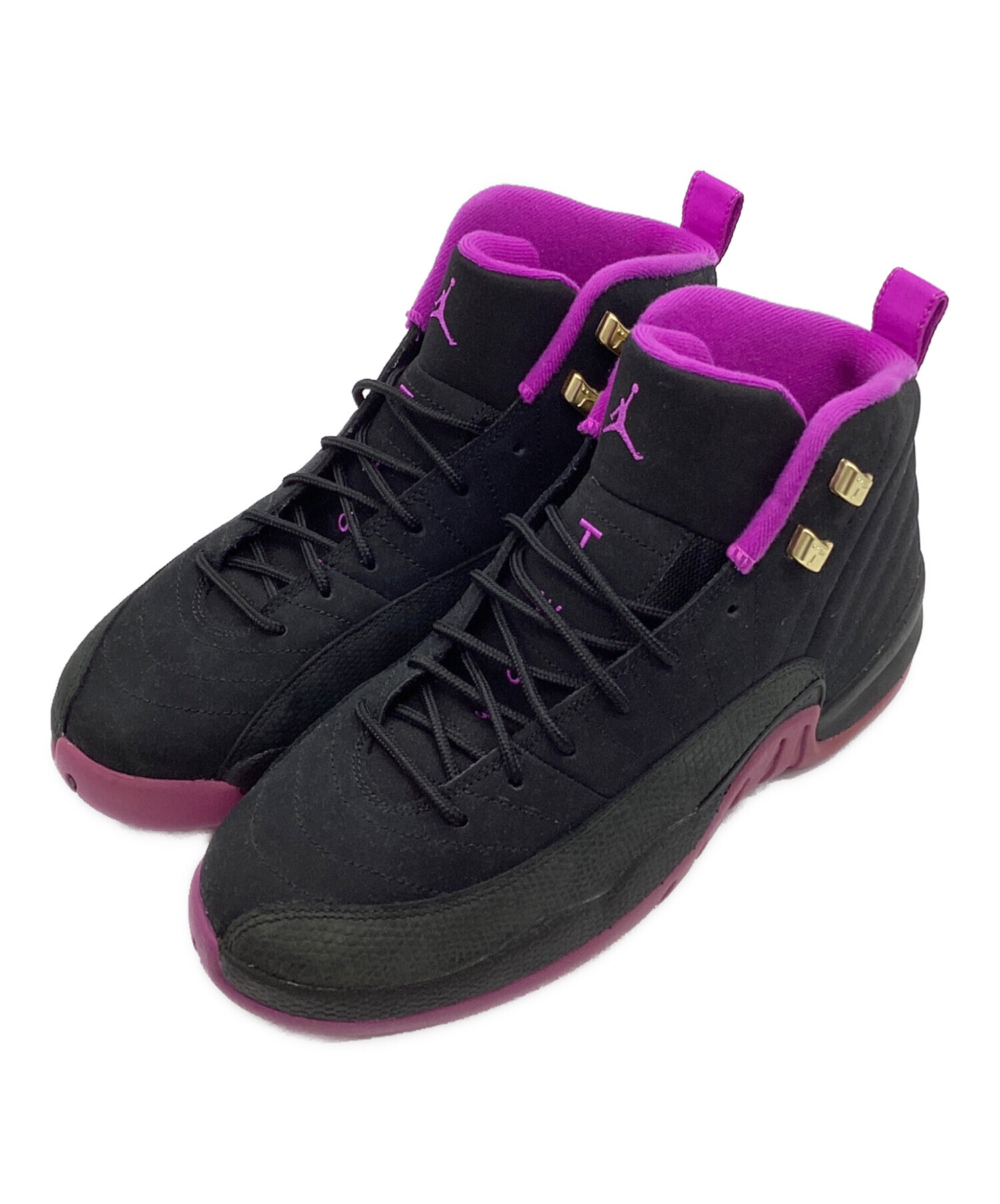 中古・古着通販】NIKE (ナイキ) AIR JORDAN 12 RETRO GG ブラック 