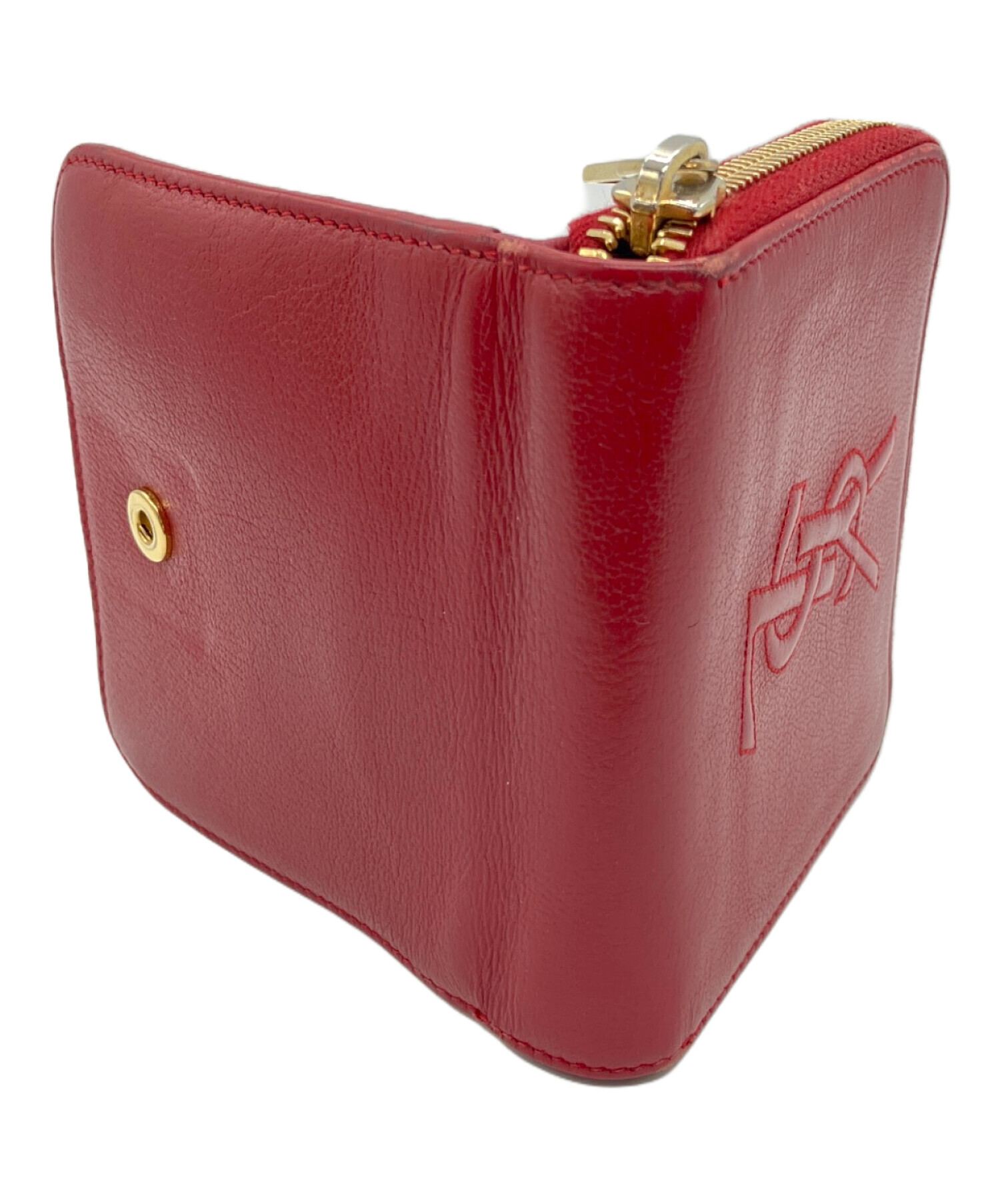 中古・古着通販】Yves Saint Laurent (イヴサンローラン) 2つ折り財布