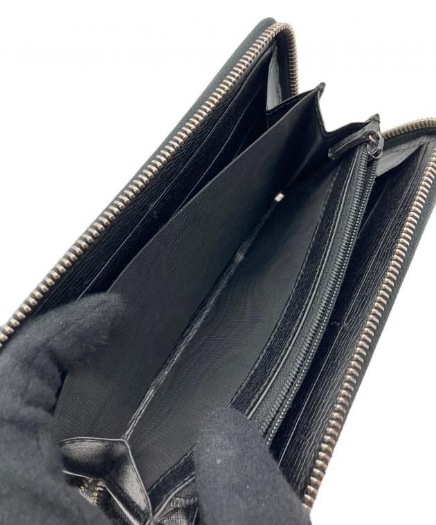 中古・古着通販】GUCCI (グッチ) ラウンドファスナー長財布 ブラック