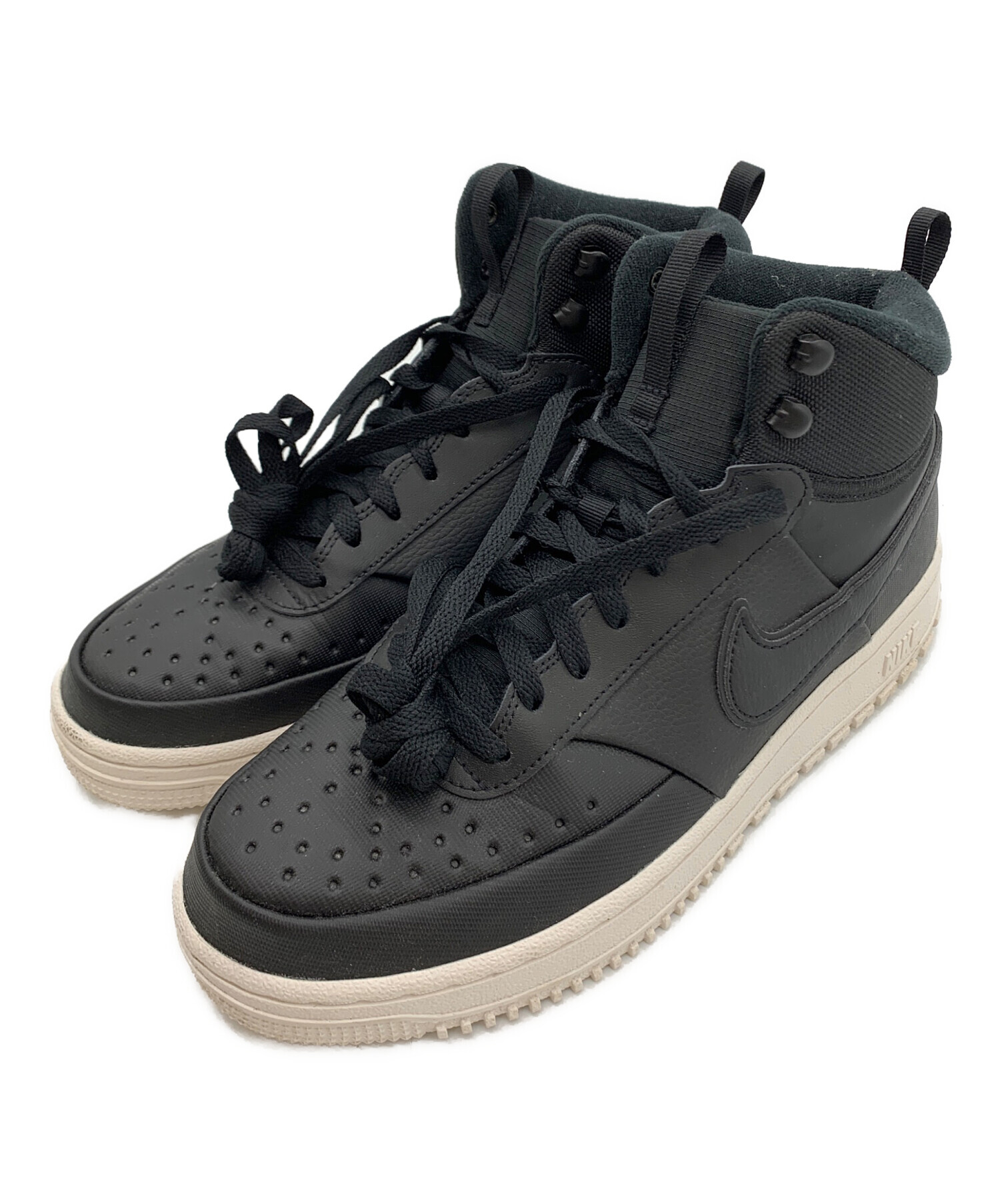 中古・古着通販】NIKE (ナイキ) COURT VISION MID WNTR ブラック 