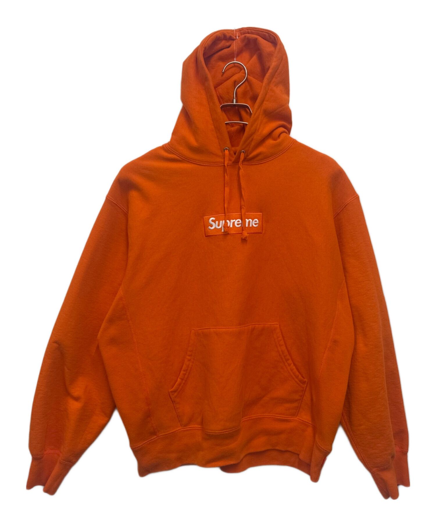 シュプリーム　ボックスロゴ　フーディ　スエットシャツ　オレンジ 中古・古着通販】Supreme (シュプリーム) Box Logo Hooded Sweatshirt