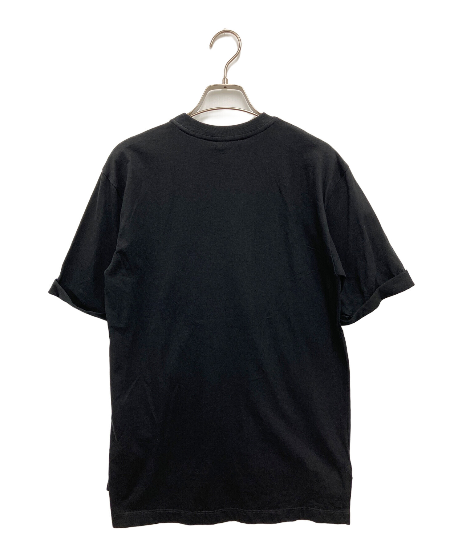 中古・古着通販】FENDI (フェンディ) カリグラフィーTシャツ ブラック