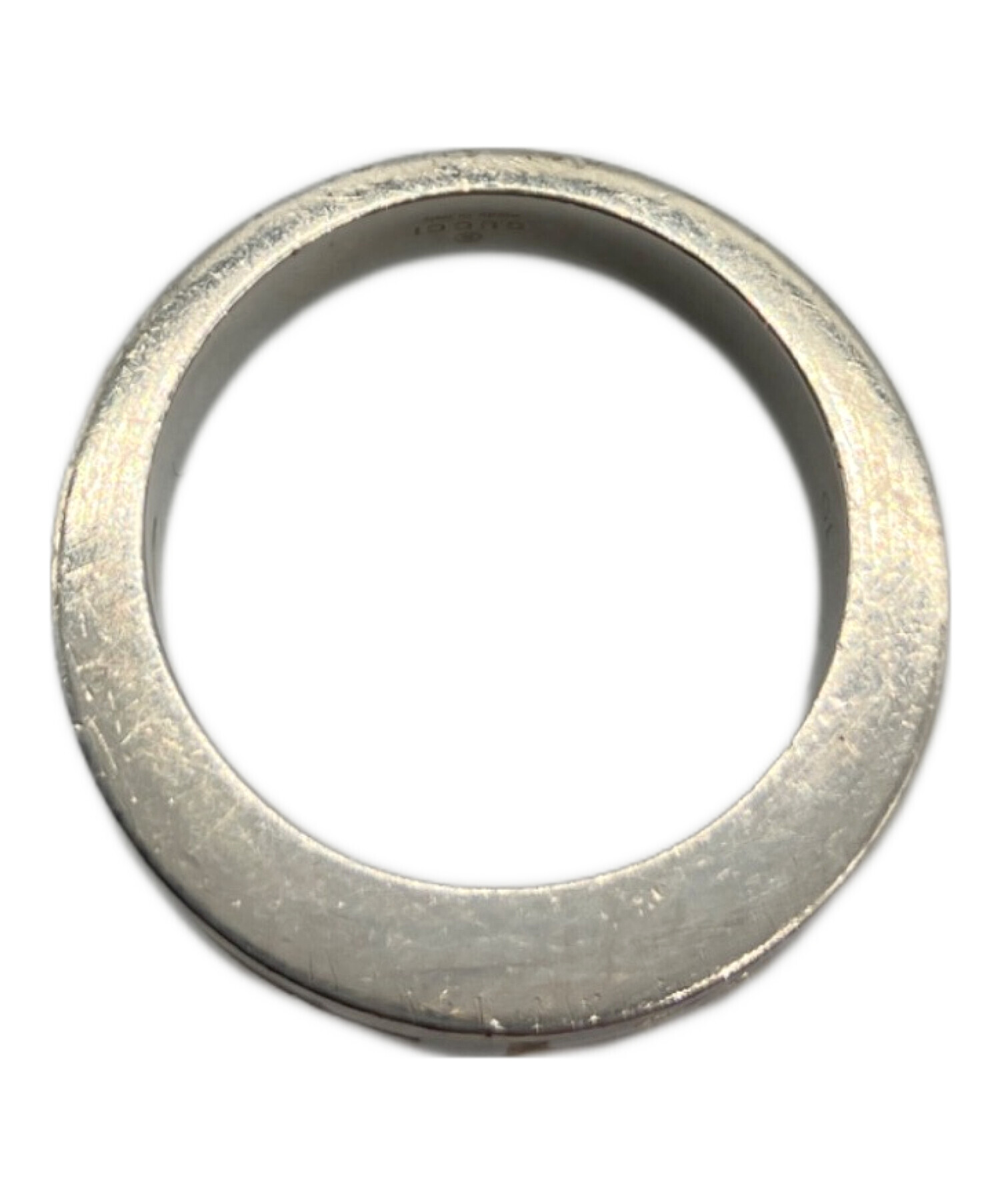 中古・古着通販】GUCCI (グッチ) シルバーリング シルバー サイズ:15