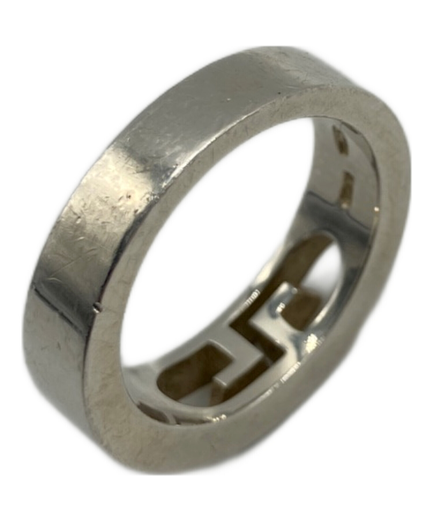 中古・古着通販】GUCCI (グッチ) シルバーリング シルバー サイズ:15