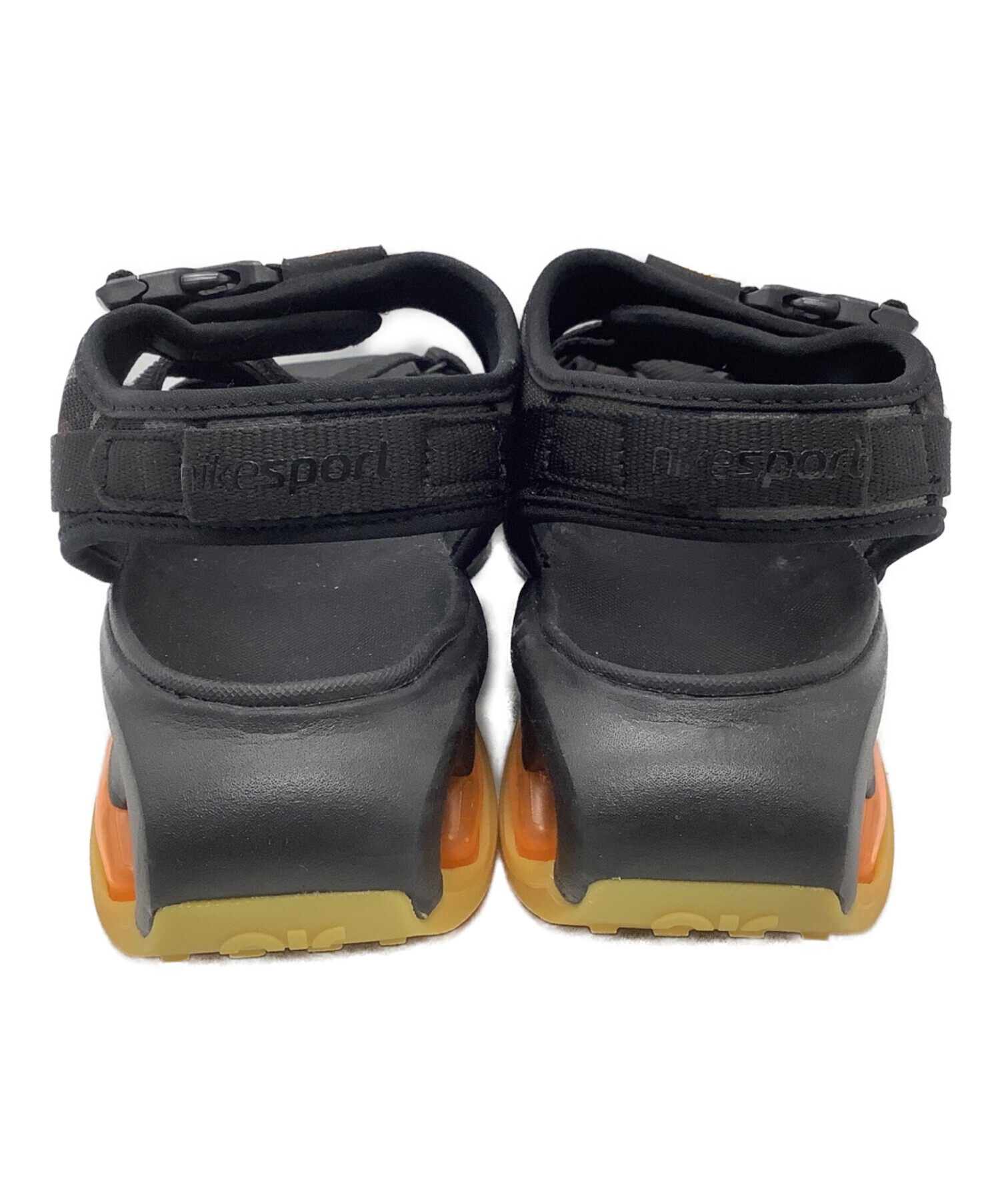 ナイキ サンダル ブラック オレンジ 27cm 中古・古着通販】NIKE (ナイキ) NIKE AIR MAX SOL スポーツサンダル