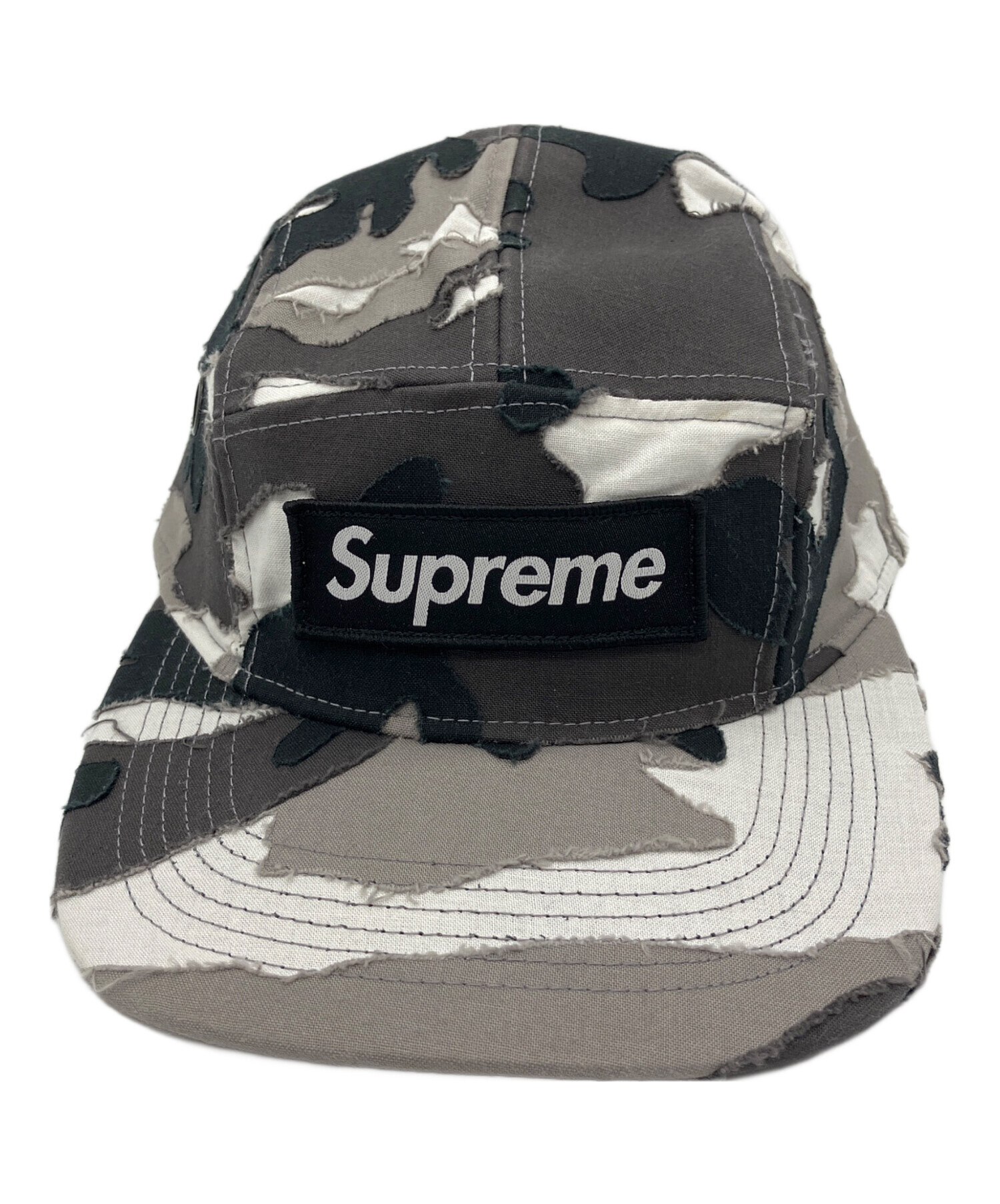 Supreme シュプリーム キャンプ キャップ５パネル　グレー迷彩　帽子　希少 中古・古着通販】SUPREME (シュプリーム) Layered Camo Camp Cap