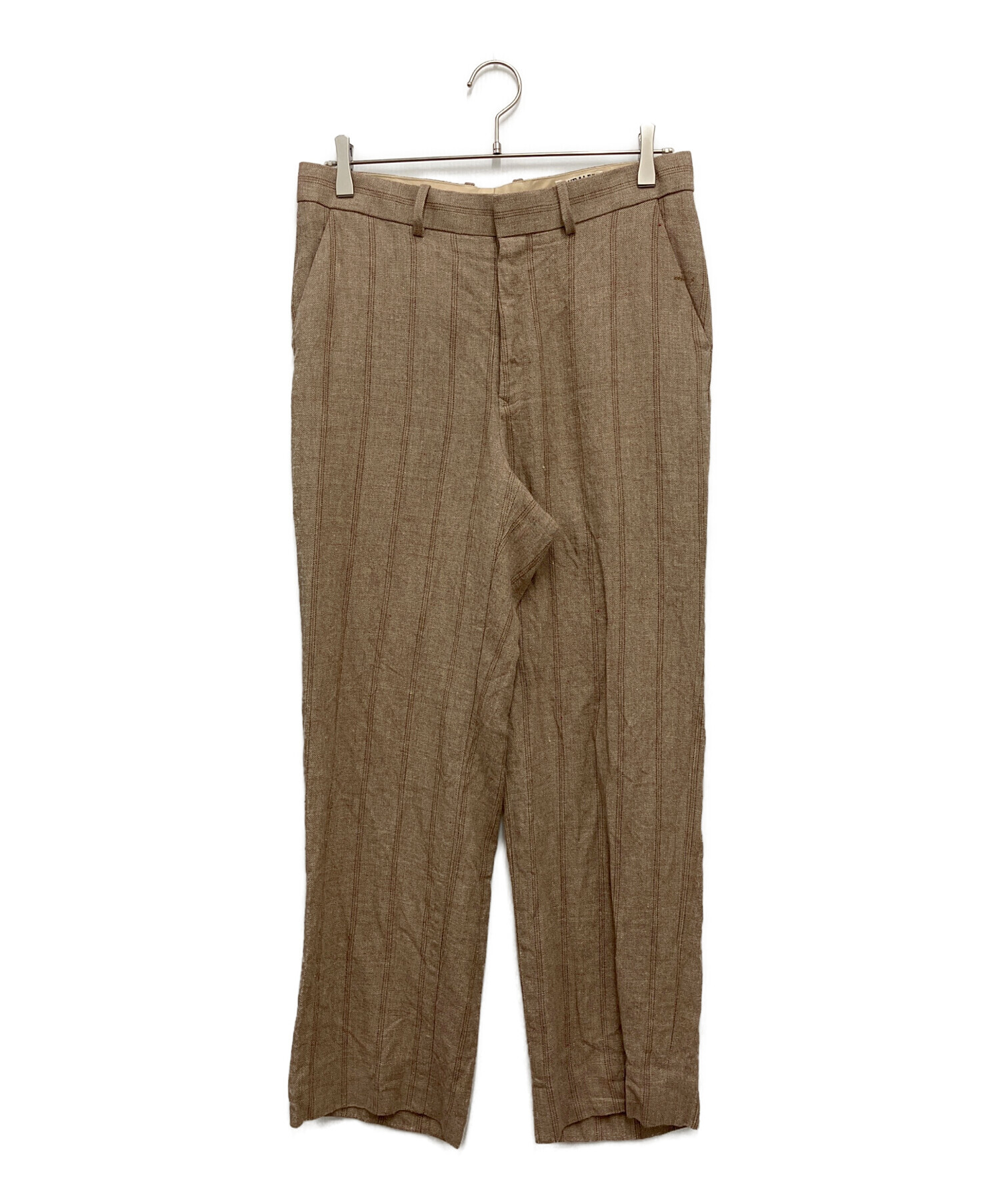 AURALEEベージュ スラックス サイズ4 中古・古着通販】AURALEE (オーラリー) スラックス ベージュ サイズ:4