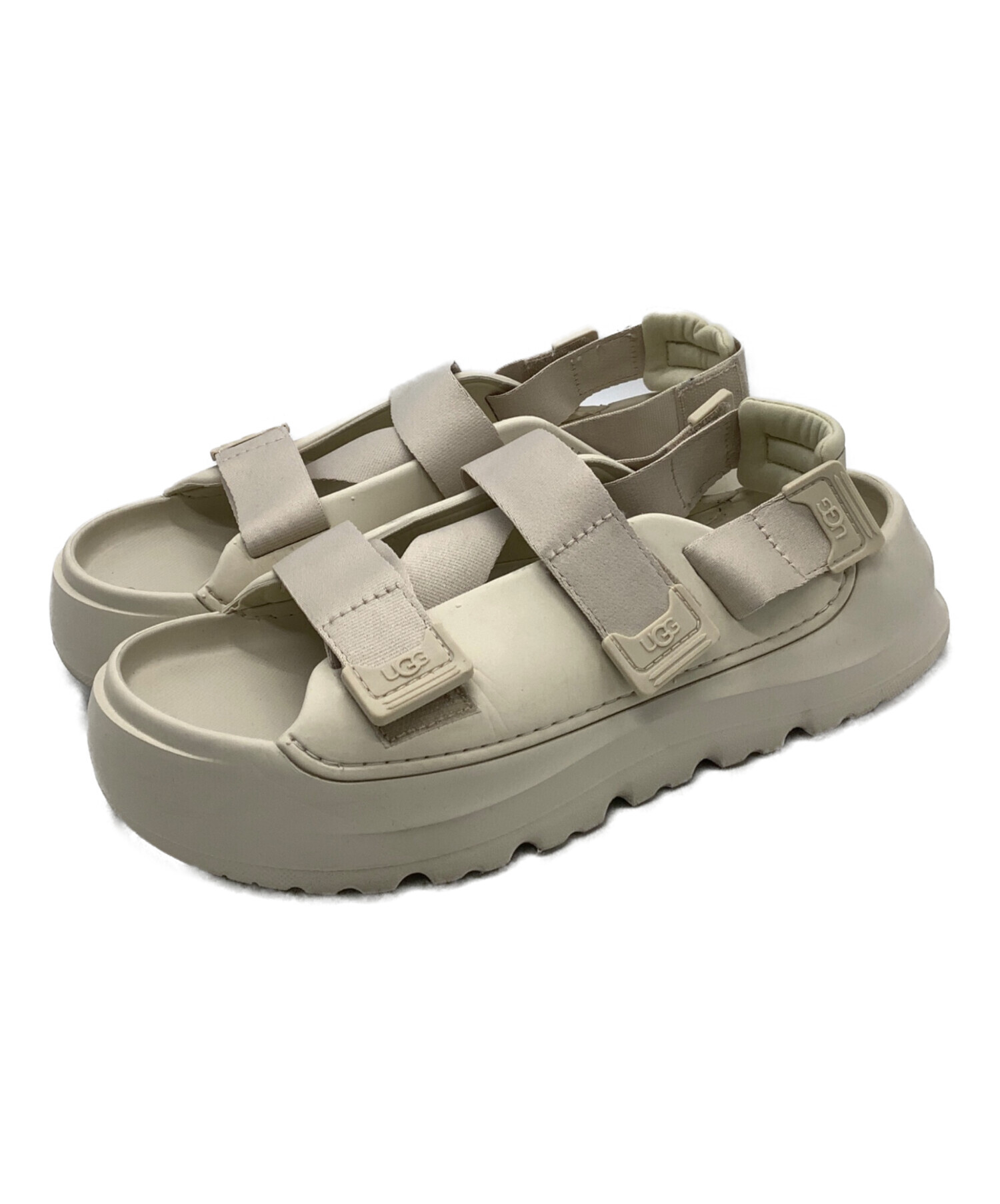 中古・古着通販】UGG (アグ) UGG サンダル ベージュ サイズ:27cm