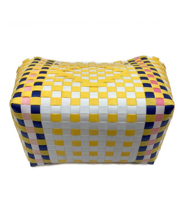 中古・古着通販】MARNI (マルニ) カゴバッグ イエロー×ホワイト