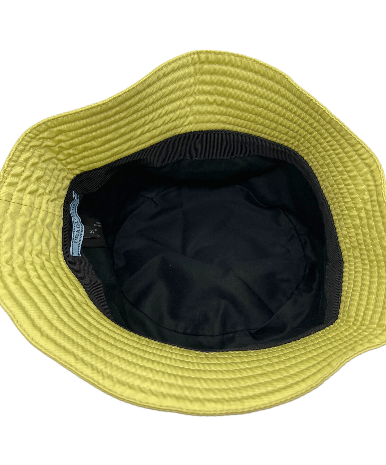 中古・古着通販】PRADA (プラダ) バケットハット イエロー｜ブランド