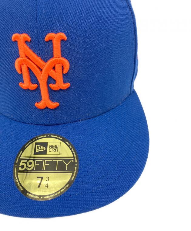 中古・古着通販】New Era (ニューエラ) キャップ ネイビー×オレンジ