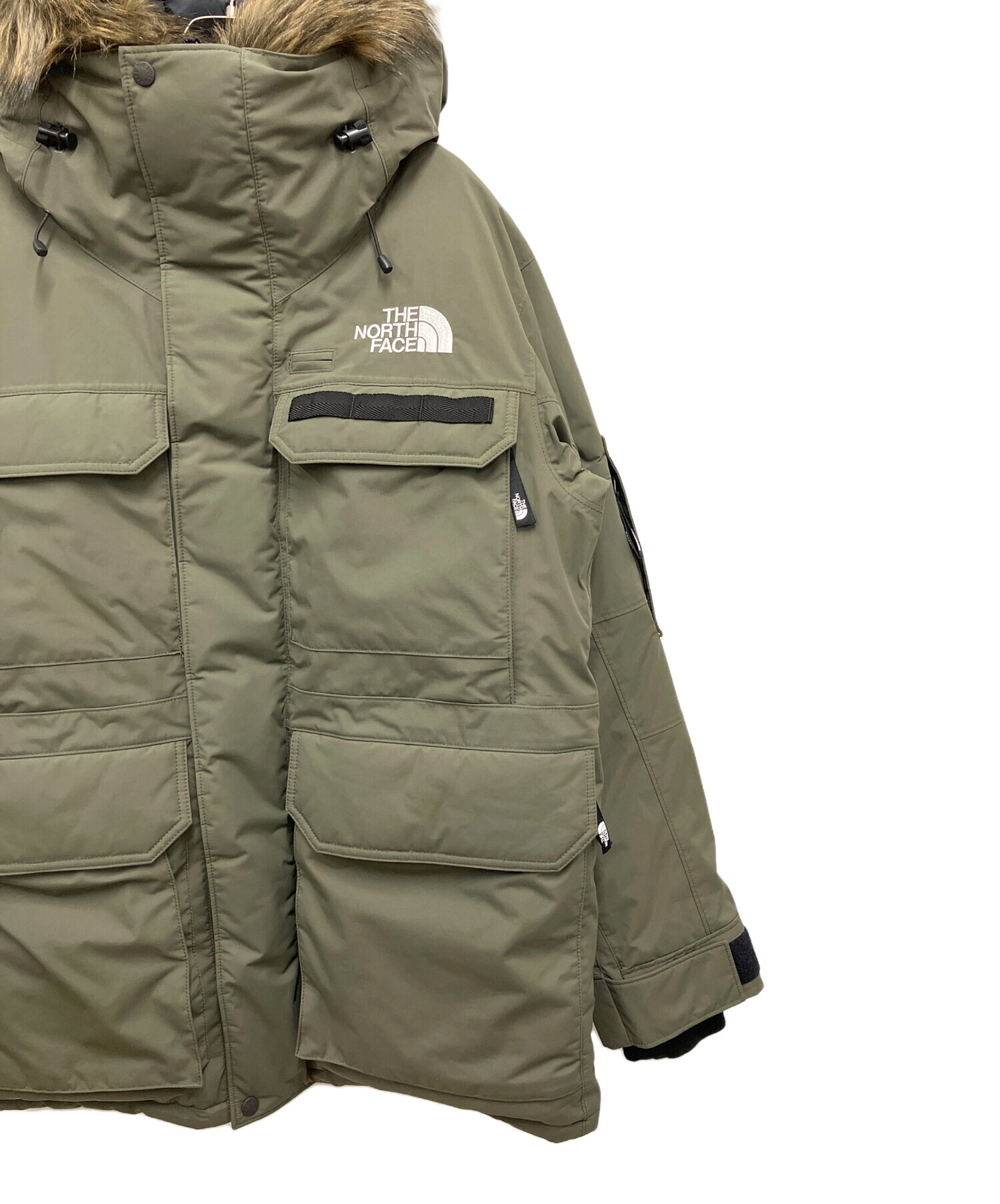 THE NORTH FACE カーキ ダウンジャケット 中古・古着通販】THE NORTH FACE (ザ ノース フェイス) ダウン