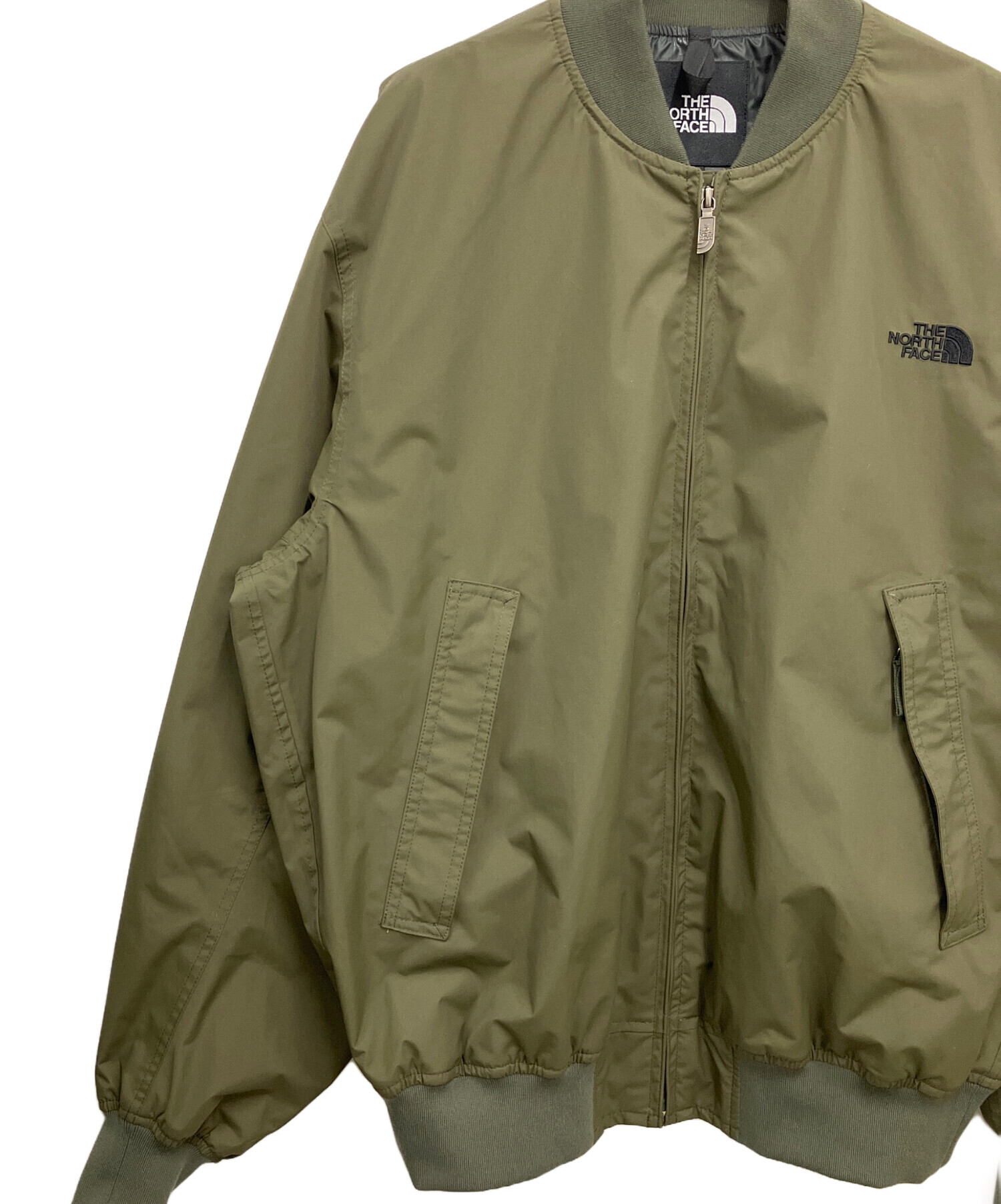 新品未使用 ノースフェイス ブルゾン ボンバージャケット カーキ XL 中古・古着通販】THE NORTH FACE (ザ ノース フェイス