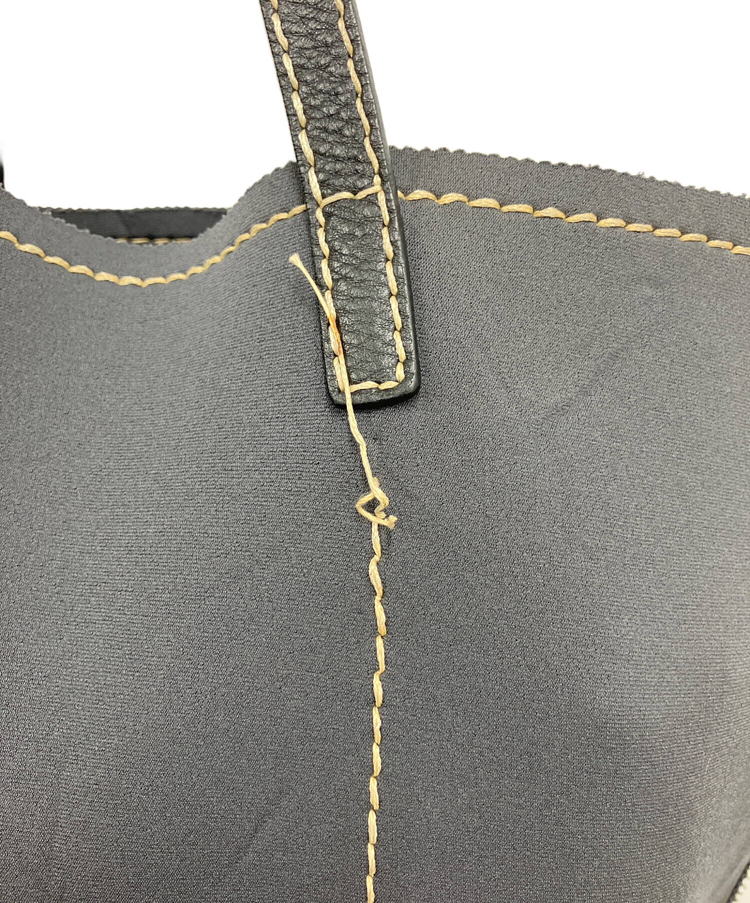 中古・古着通販】PRADA (プラダ) トートバッグ ネオプレーン グレー