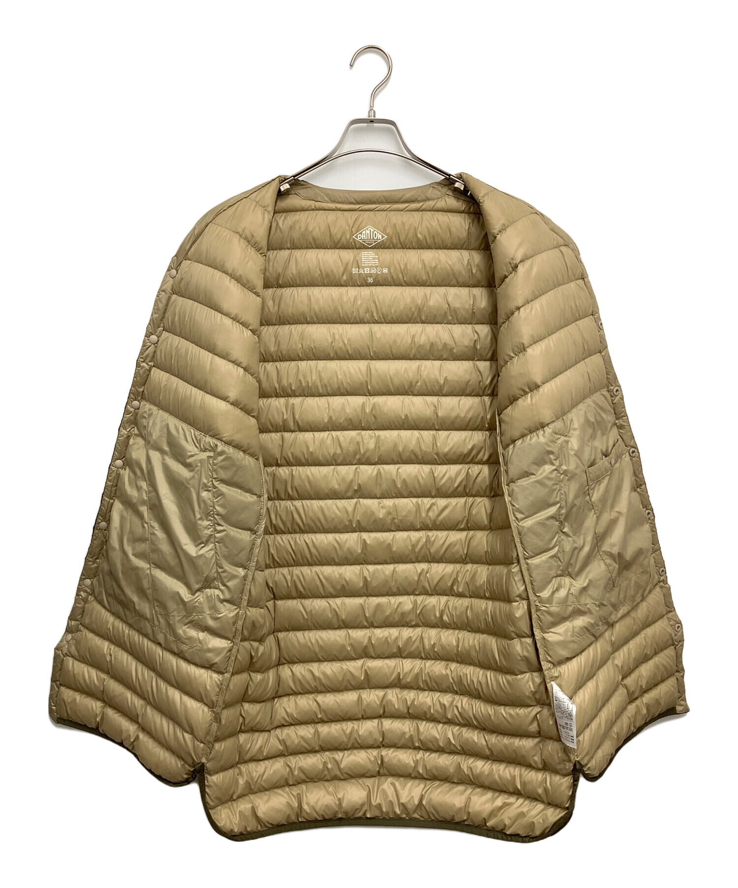 中古・古着通販】DANTON (ダントン) Vネックロングインナーダウン 