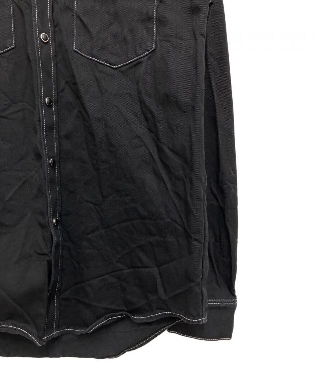 中古・古着通販】GIVENCHY (ジバンシィ) デニムシャツ ブラック サイズ