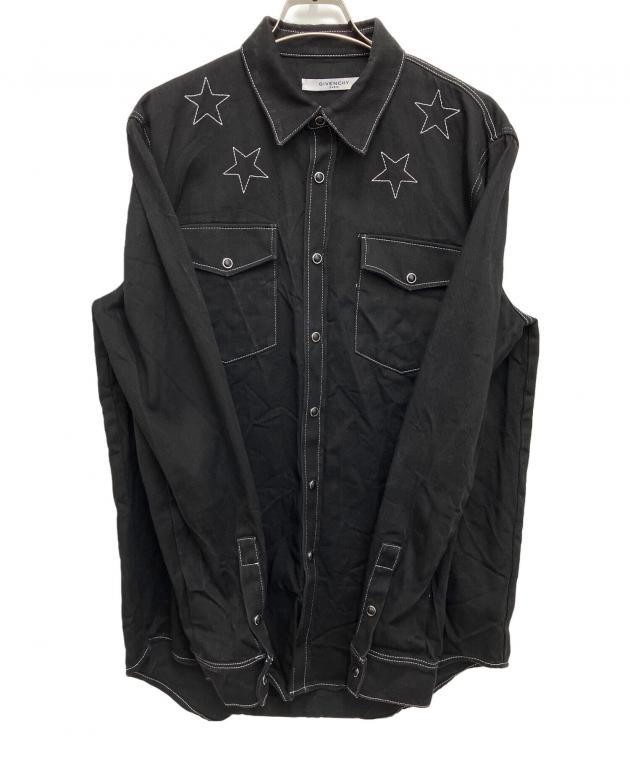 【倉吉店】 中古 GIVENCHY | ジバンシィ 長袖シャツ クラッシュ加工 デニムボタンシャツ 16F 0906 485 ブルー サイズ：XS 【108】 1103000565773417_07_8278w.jpeg