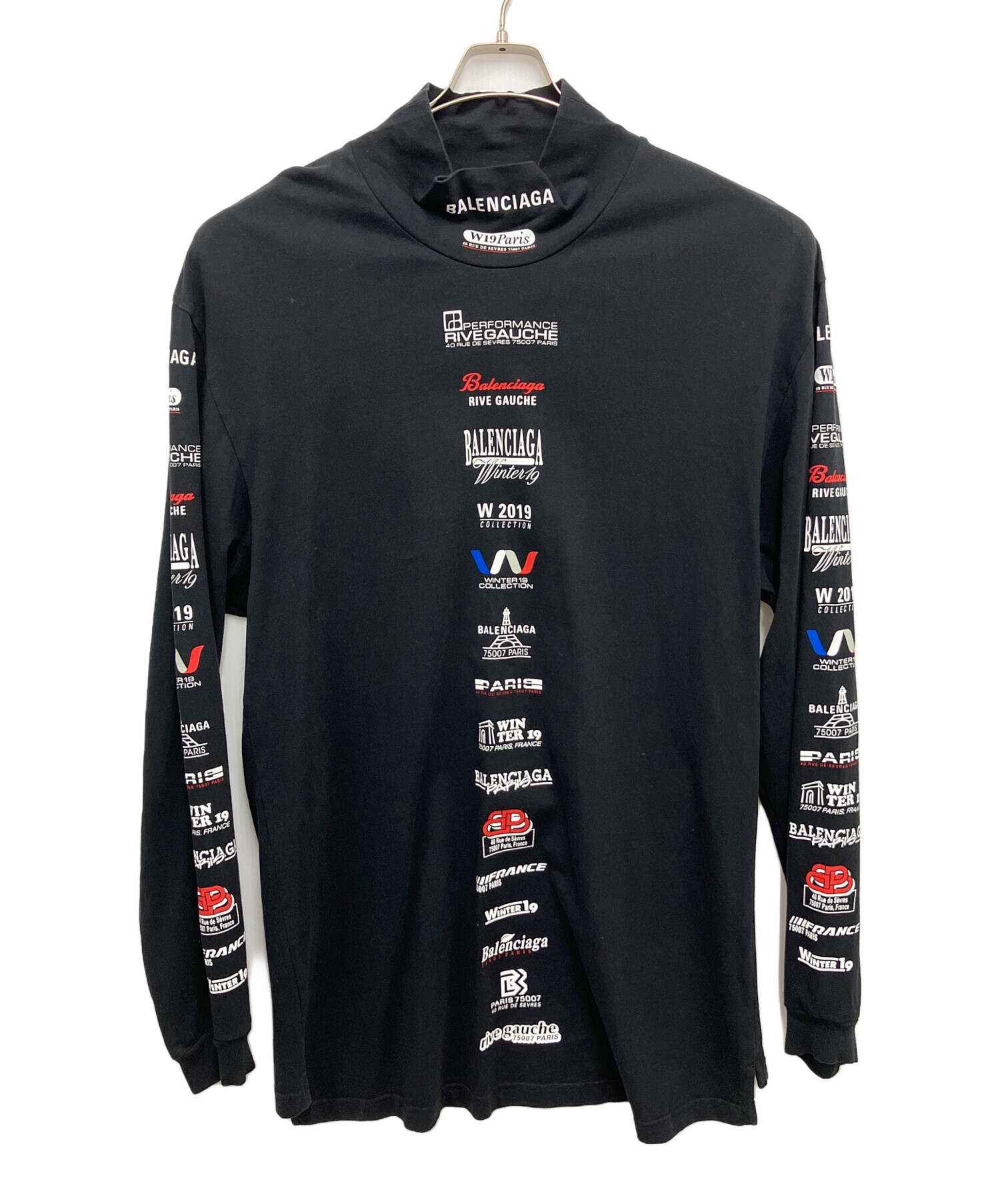 中古・古着通販】BALENCIAGA (バレンシアガ) Multi Logo Turtle Neck