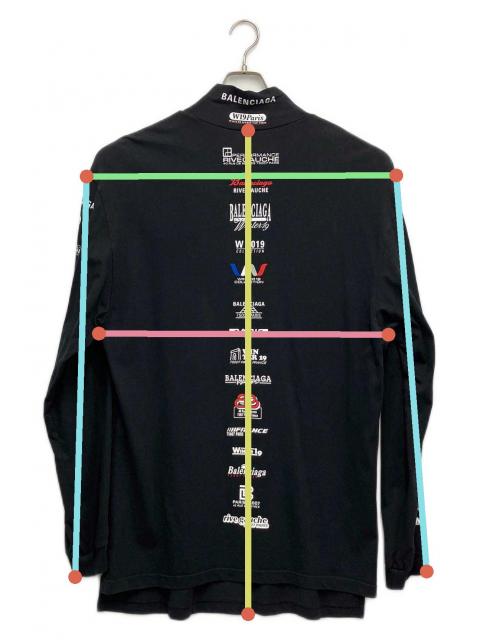 中古・古着通販】BALENCIAGA (バレンシアガ) Multi Logo Turtle Neck