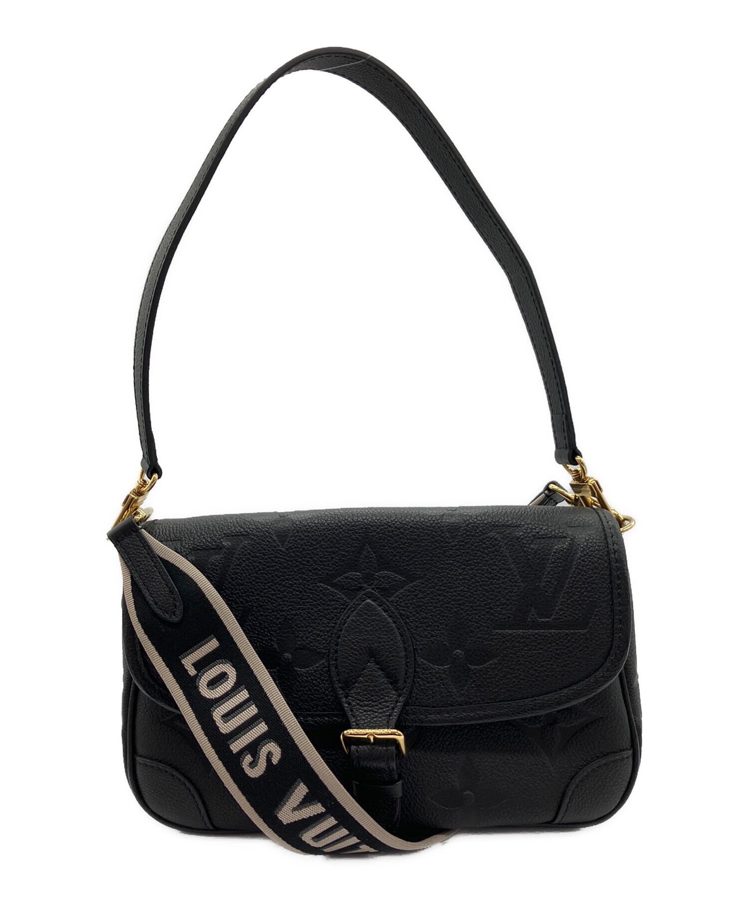 Louis Vuitton ディアヌ　ブラック 中古・古着通販】LOUIS VUITTON (ルイ ヴィトン) モノグラム・アン